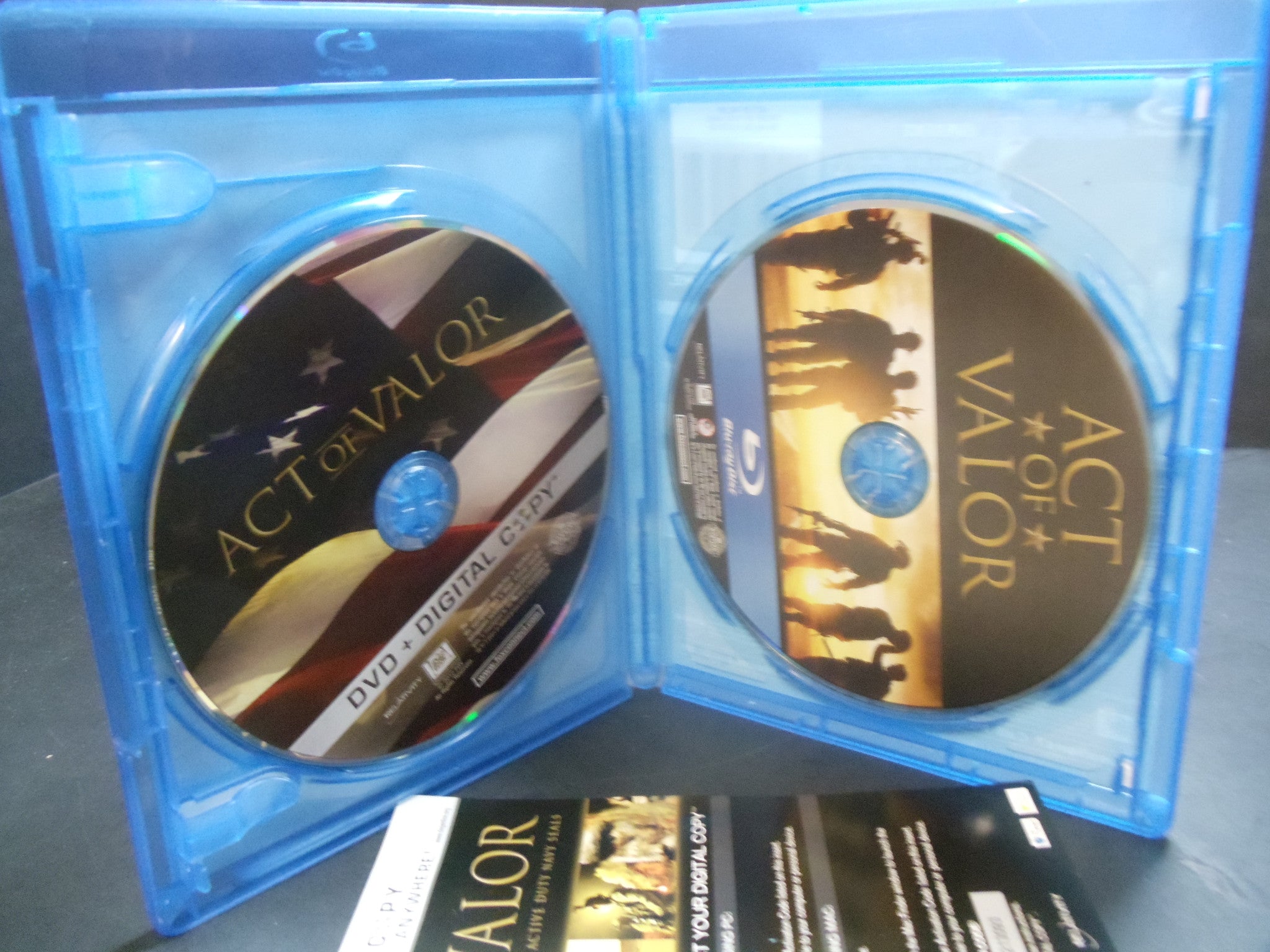Act of Valor (2012) Blu-ray + DVD 2-Disc Set - Military Action Movie for Home Theater & Movie Night