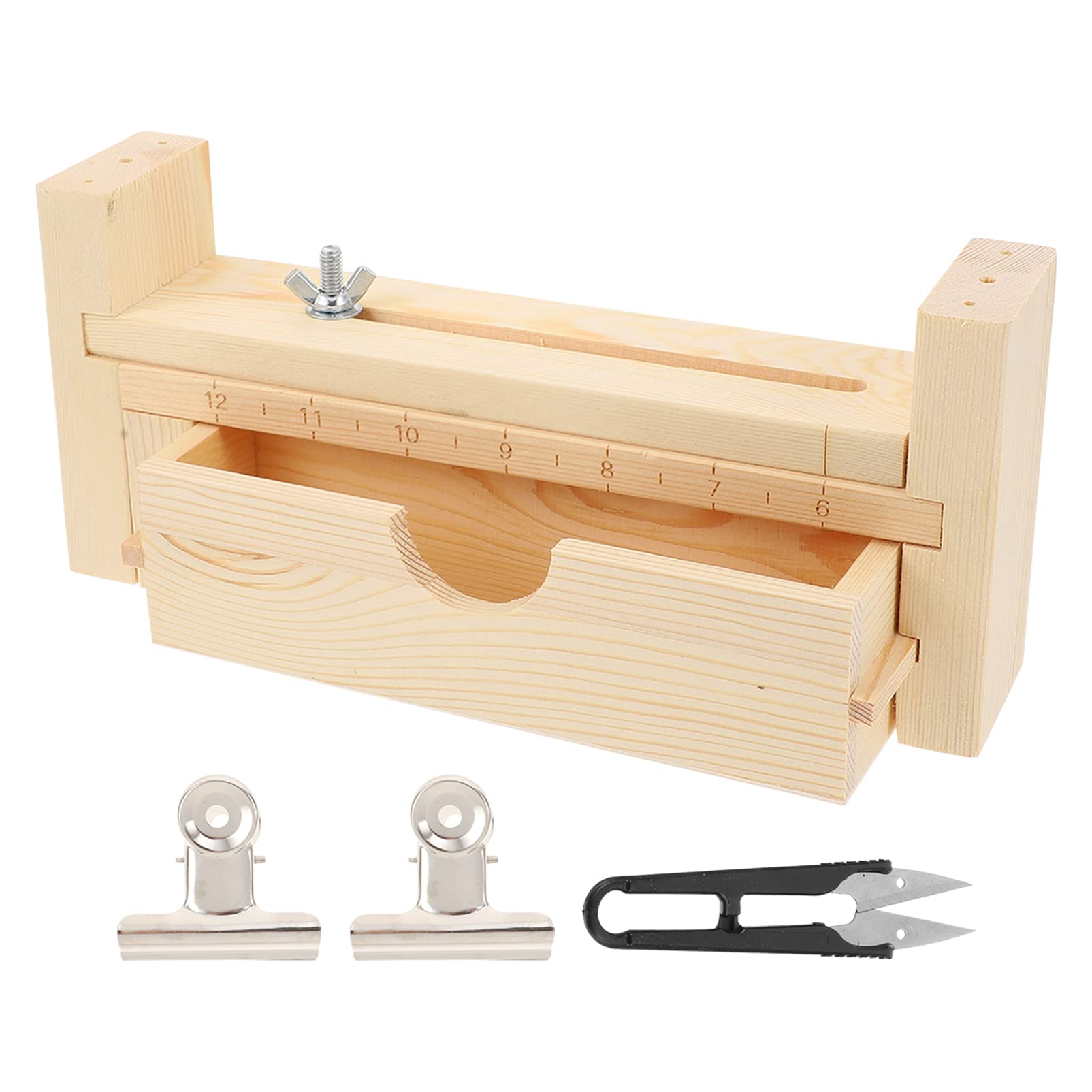 Wakauto Wood Bracelet Maker Kit with Cord - DIY Weaving Tools for Crafting Bracelets