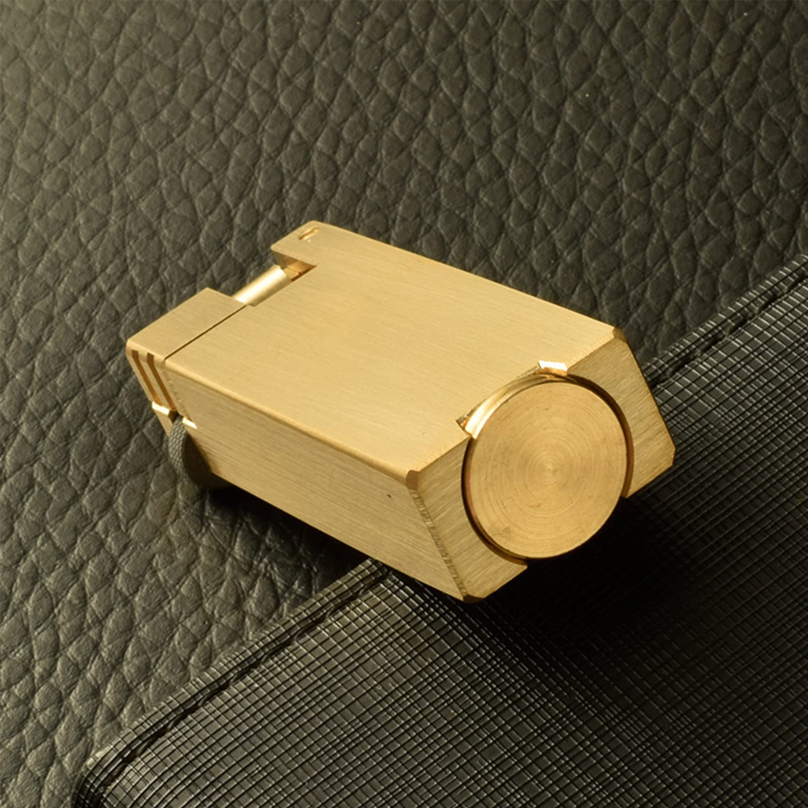 Vintage Windproof Brass Kerosene Lighter for Outdoor & Camping