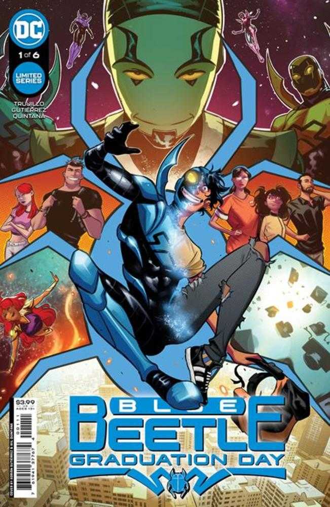 Blue Beetle Graduation Day #1 (Of 6) Cover A by Adrian Gutierrez - Comic Book Collectible for Graduation Gifts & Superhero Fans
