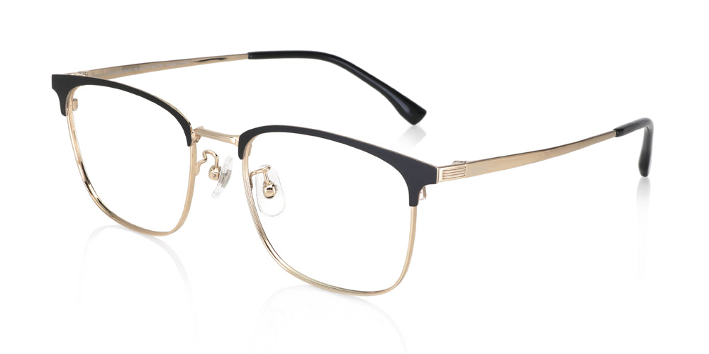 JINS Switch Classic 196 - Stylish Blue Light Blocking Glasses for Men & Women | Anti-Eye Strain Computer Glasses for Gaming, Office Work & Digital Screen Use