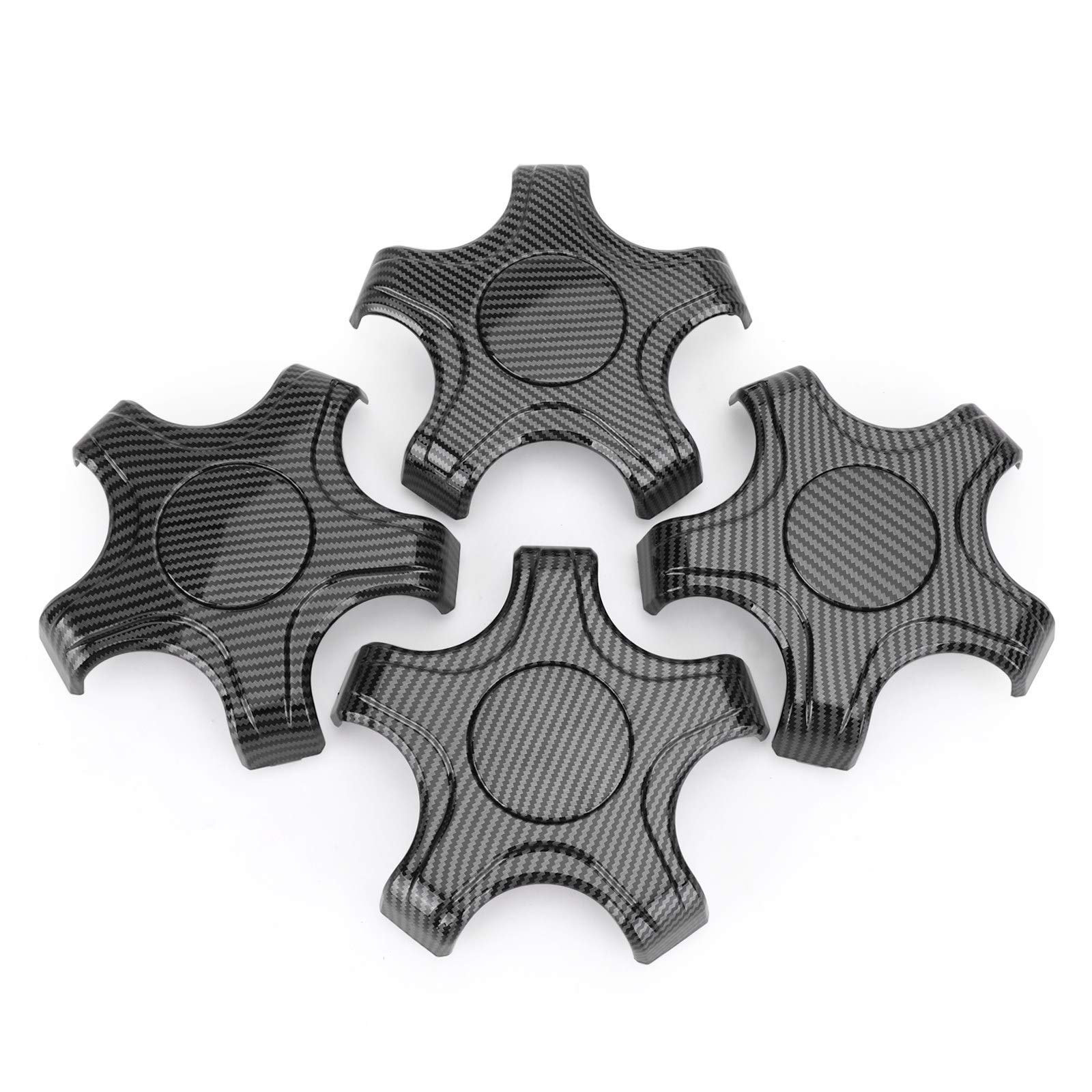 4PCS Car Wheel Center Hub Cap Cover for Tesla Model 3 & Y - Premium ABS Plastic Rim Caps - Enhance Vehicle Appearance & Protect Wheel Hub - Perfect for Daily Driving, Road Trips & Car Shows
