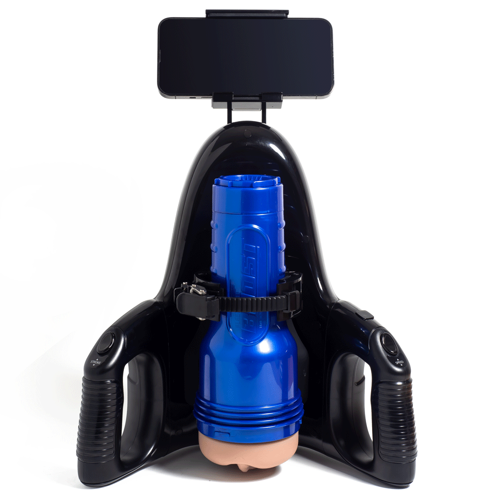 Fleshlight Universal Launch Automatic Stroking Simulator for Men - Hands-Free Male Masturbation Device with Thrusting Motion - Perfect for Solo Play and Couples Use