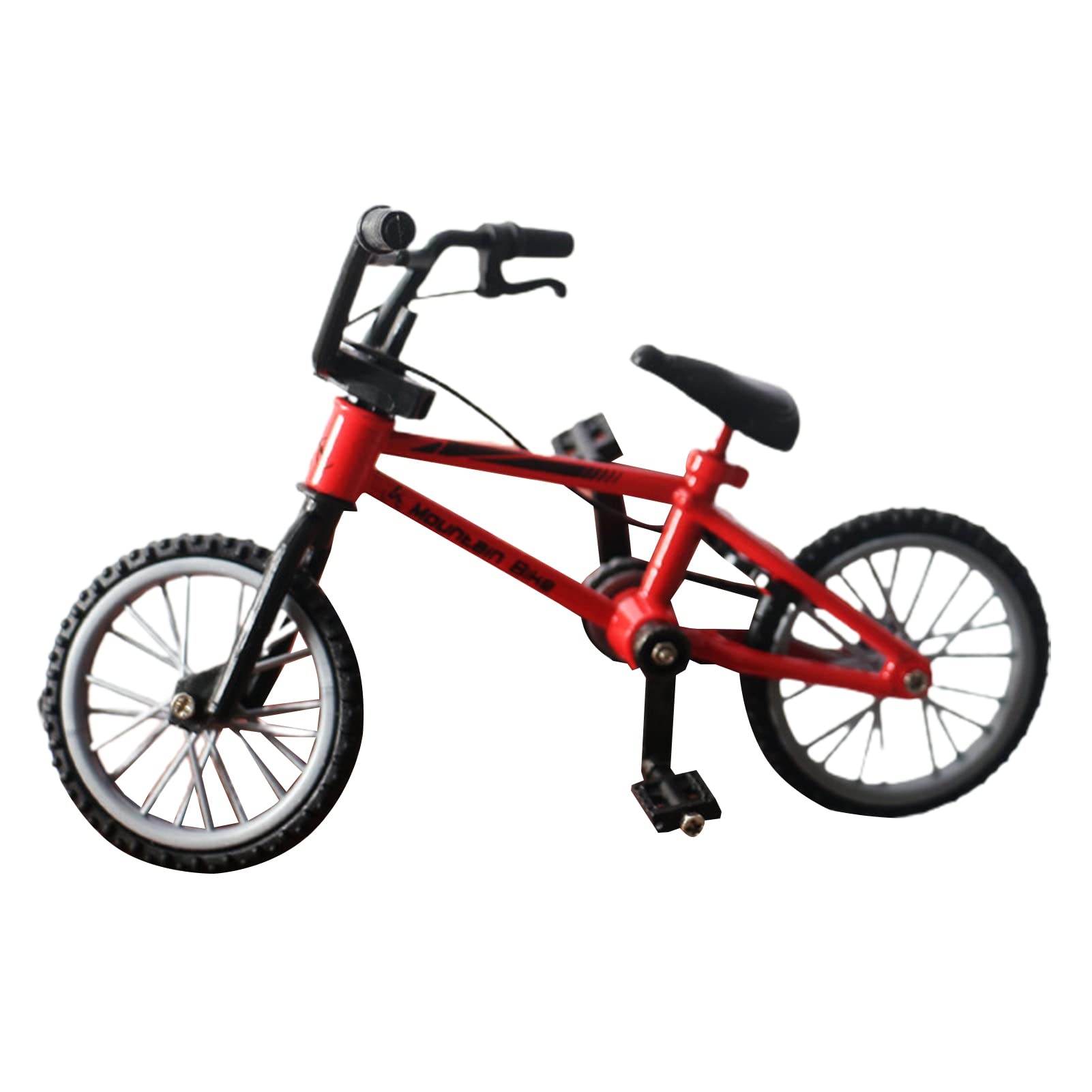 LEAQU Miniature Mountain Bike Model - Long Lifespan, Lightweight & Deformed Dollhouse Simulation - Perfect for DIY Scenery, Train Sets, and Miniature Displays