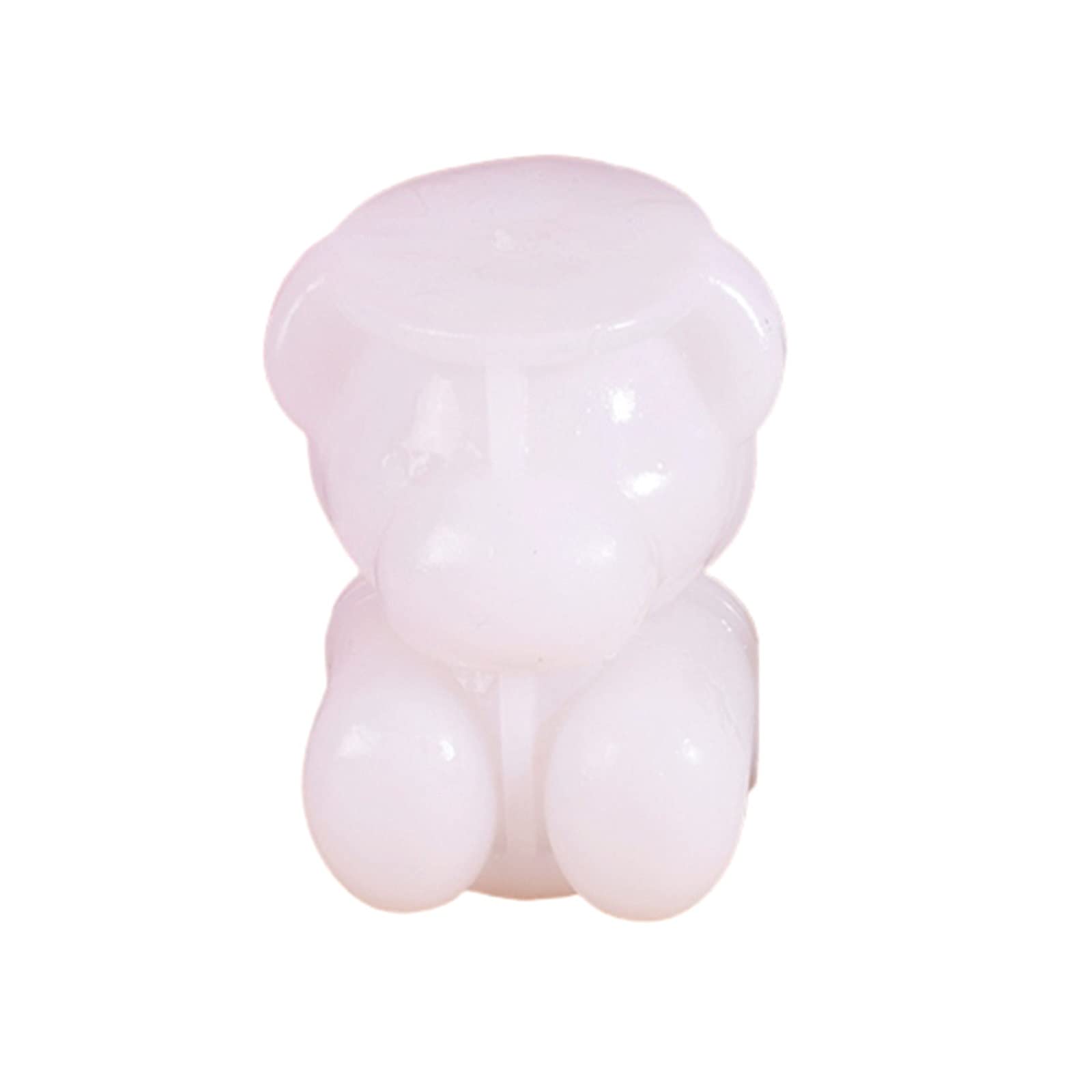 Comigeewa Silicone Bear-Shaped Ice Cube Tray for Coffee, Milk Tea, and Drinks - Creative Reusable Ice Mold for Cocktails, Iced Beverages, and Party Decorations