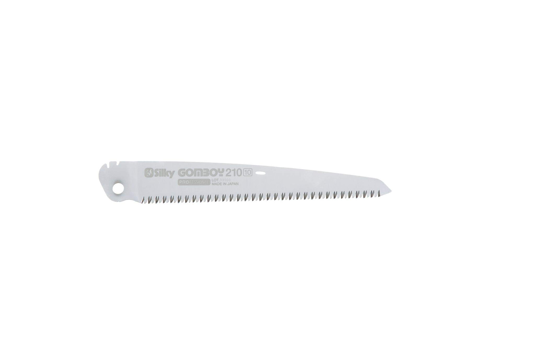 Gomboy 210mm Medium Teeth Replacement Blade - Silky Smooth Cutting for Woodworking & Outdoor Use (Model 122-21)