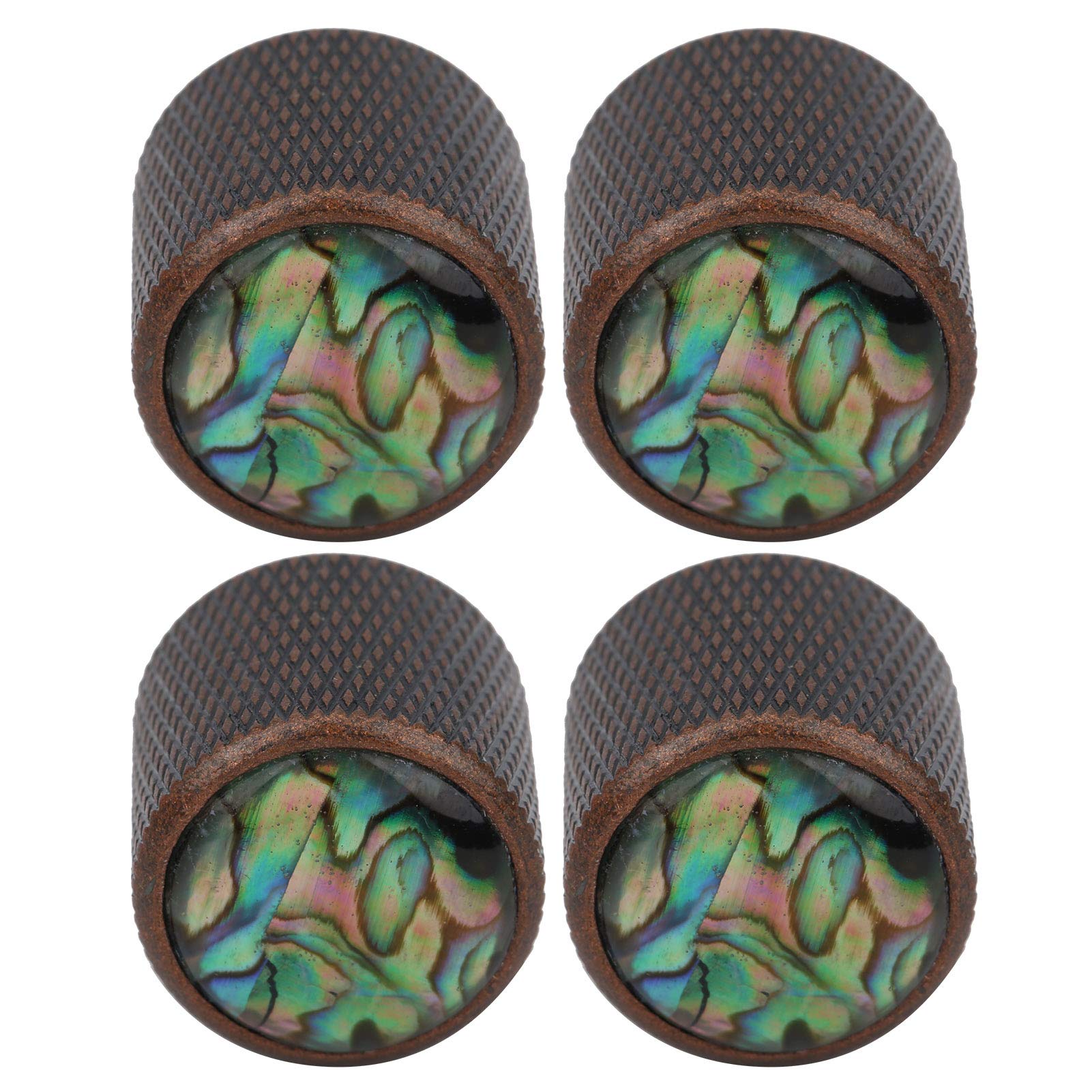 Premium Dome Guitar Knobs - Durable Electric Bass Knobs for Guitar & Bass Players - Bronze Finish by Caibei - Perfect for Beginners & Professional Musicians - Ideal for Stage Performances & Home Practice