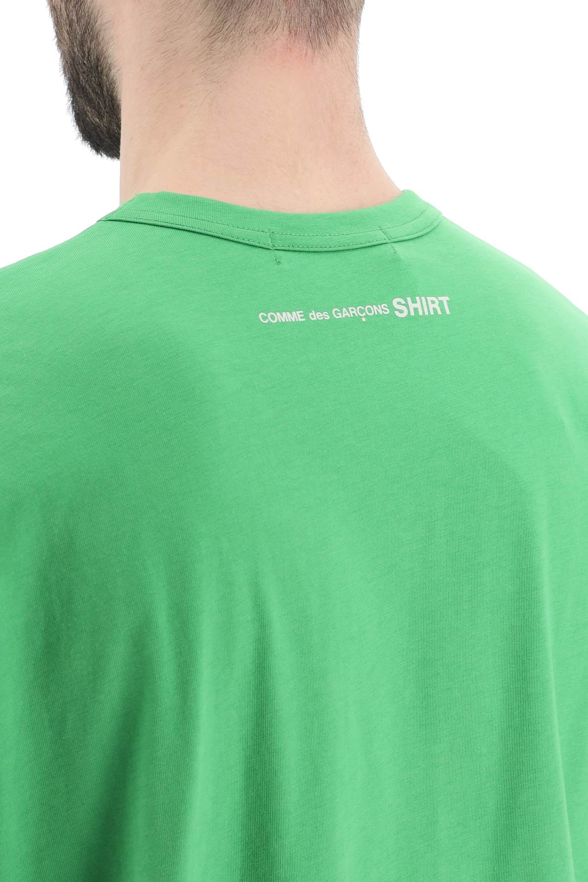 Comme des Garcons Oversized T-Shirt with Micro Logo - Stylish Streetwear for Men & Women | Perfect for Casual Outfits, Layering & Everyday Wear