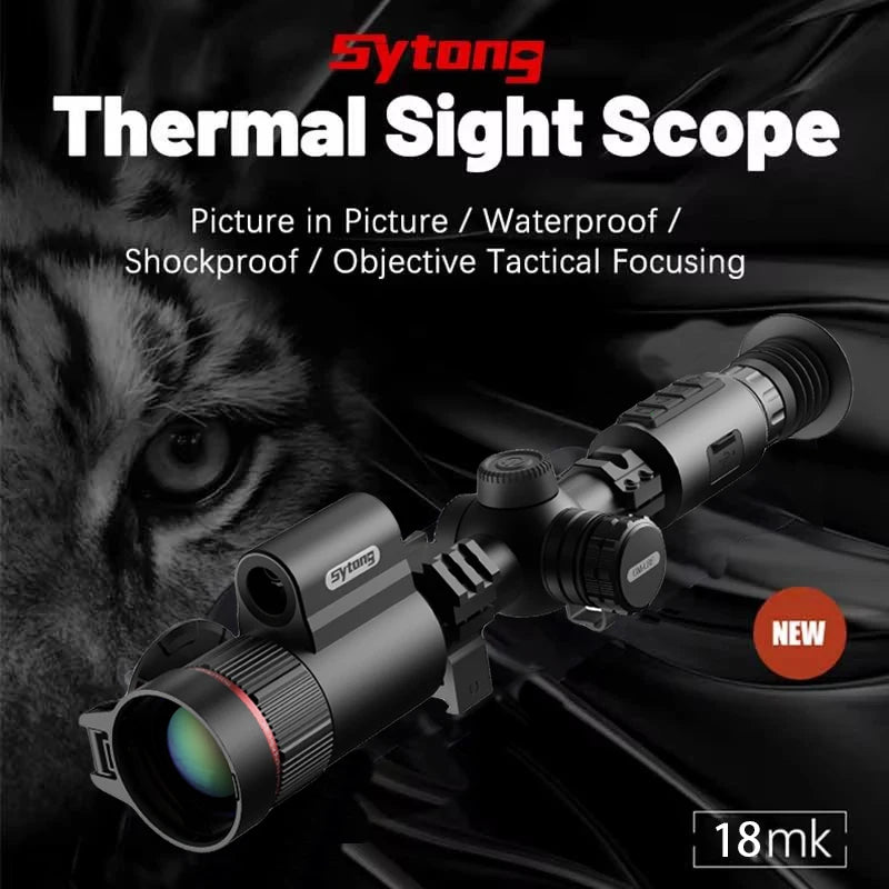 Sytong GM03/06 Thermal Scope with 640x512 & 384x288 Resolution | Auto Ballistic Calculation | Night Vision for Hunting | Perfect for Wildlife Observation, Security Surveillance & Outdoor Adventures