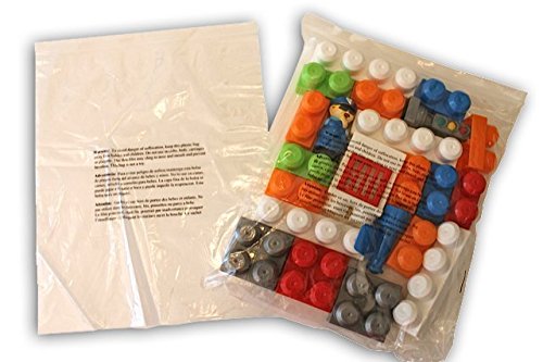 Resealable Clear Poly Bags with Suffocation Warning - 11x14 Inches 2Mil Thick - Pack of 100 or 500 Bags (500 Count) - Perfect for Food Storage, Crafts & Retail Packaging