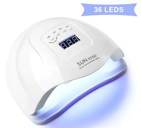 Professional UV LED Nail Lamp for Gel Polish Curing - Fast Drying, 48W Salon Manicure Light with Timer - Perfect for Home & Salon Nail Art, DIY Gel Nails, and Professional Manicures