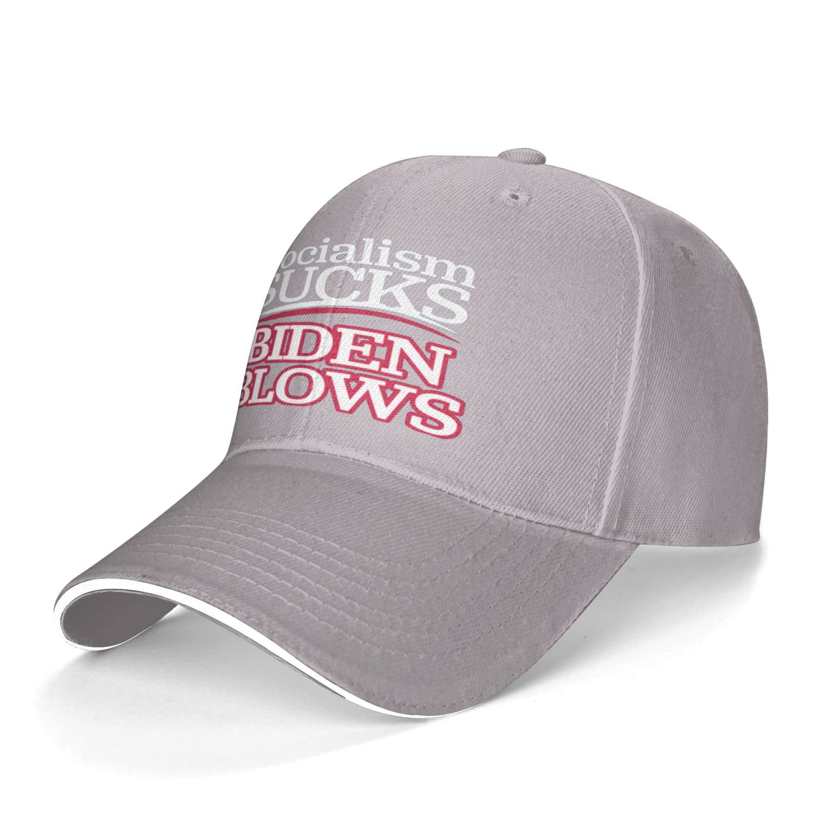 Socialism Sucks Biden Blows Unisex Baseball Cap - Adjustable Cotton Hat for Fishing, Outdoor Sports & Sun Protection - Perfect for Beach, Camping and Casual Wear
