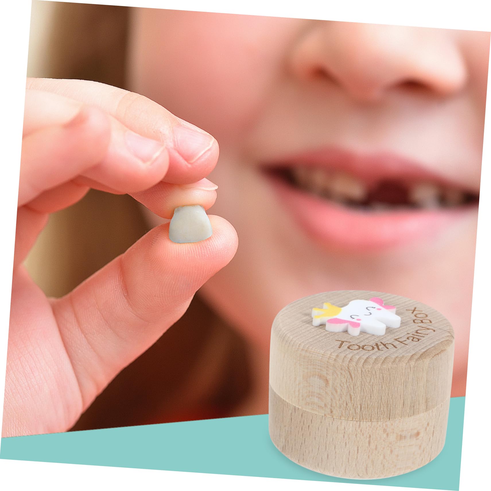Tooth Fairy Box - Wooden Tooth Holder for Kids, Decorative Keepsake Box for Lost Teeth | Perfect for Bedtime Rituals & Childhood Memories