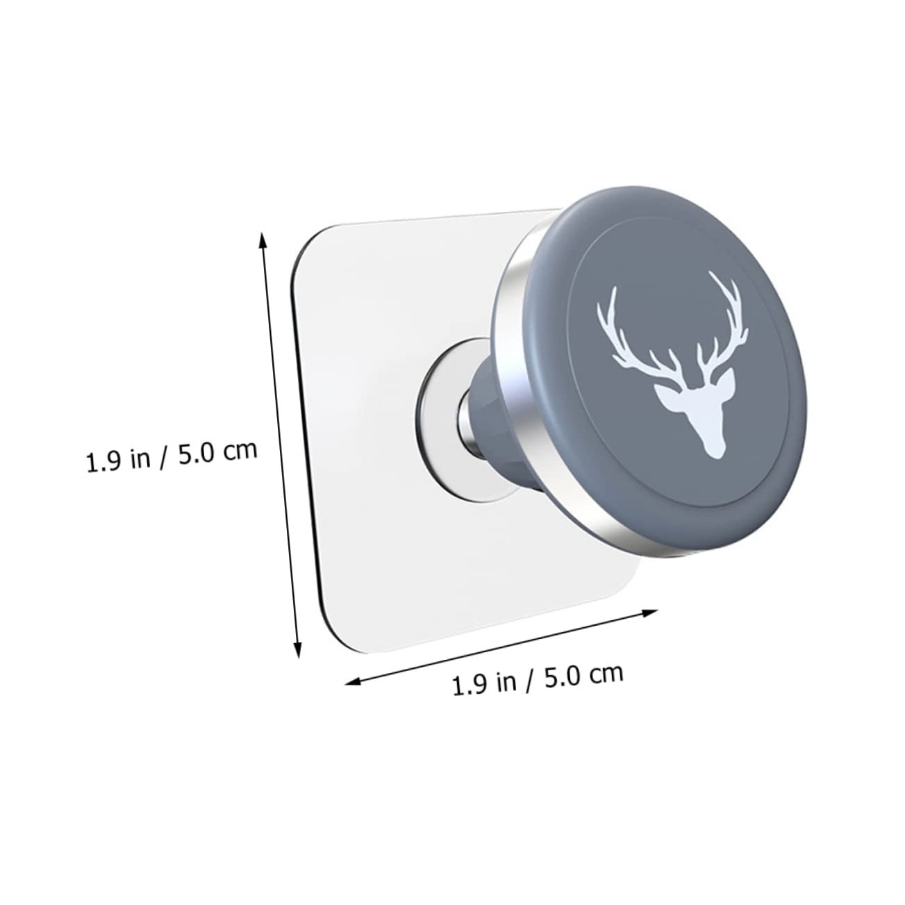 Universal Magnetic Phone Holder Stand - Adjustable Wall Mount Cell Phone Rack for Desk, Car & Home Use - Secure Phone Stand for Watching Videos & Video Calls