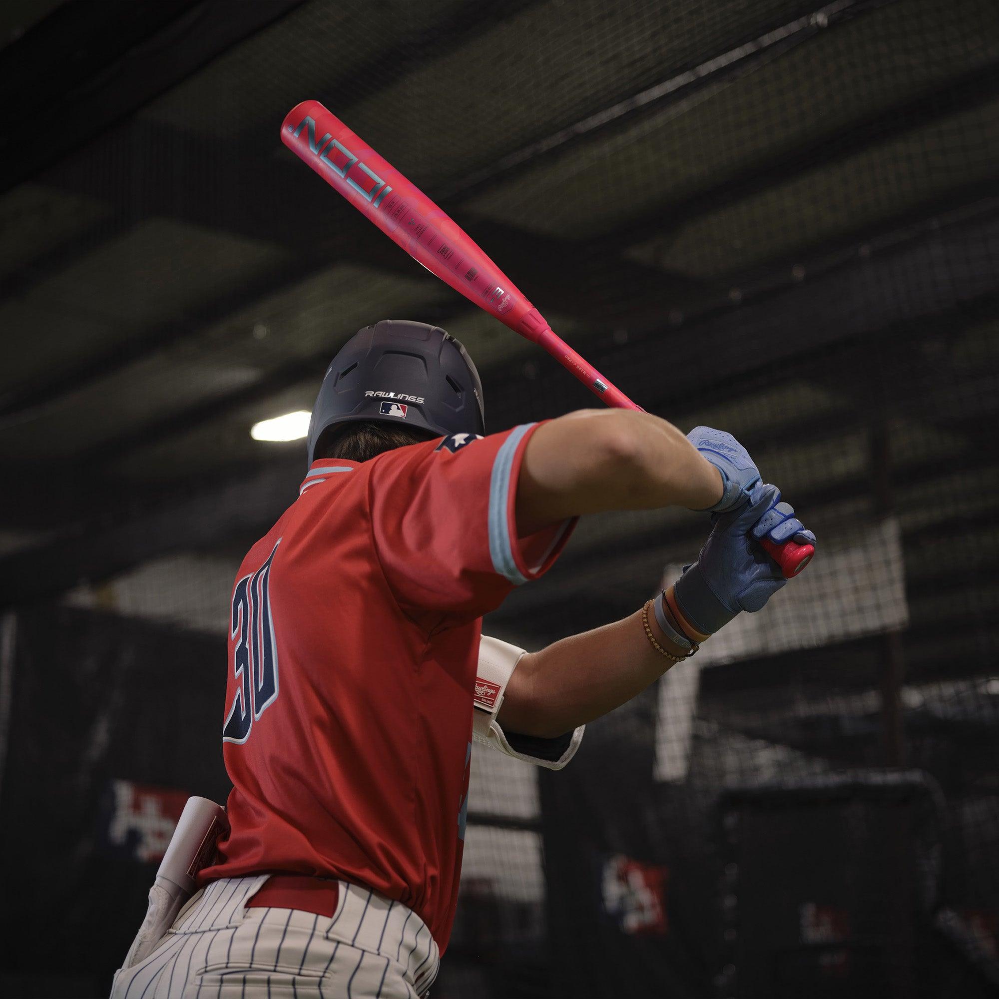 2025 Rawlings Icon Electric Unicorn 3 BBCOR Baseball Bat -33/30 Size | High Performance Youth & Adult Baseball Equipment for Games & Training | RBB5IPK3