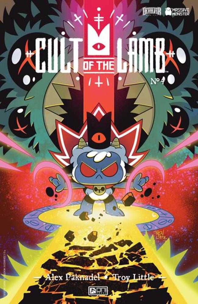 Cult Of The Lamb #4 (Of 4) Cover B Little - Exclusive Comic Book for Collectors | Perfect for Gaming Fans & Horror Enthusiasts