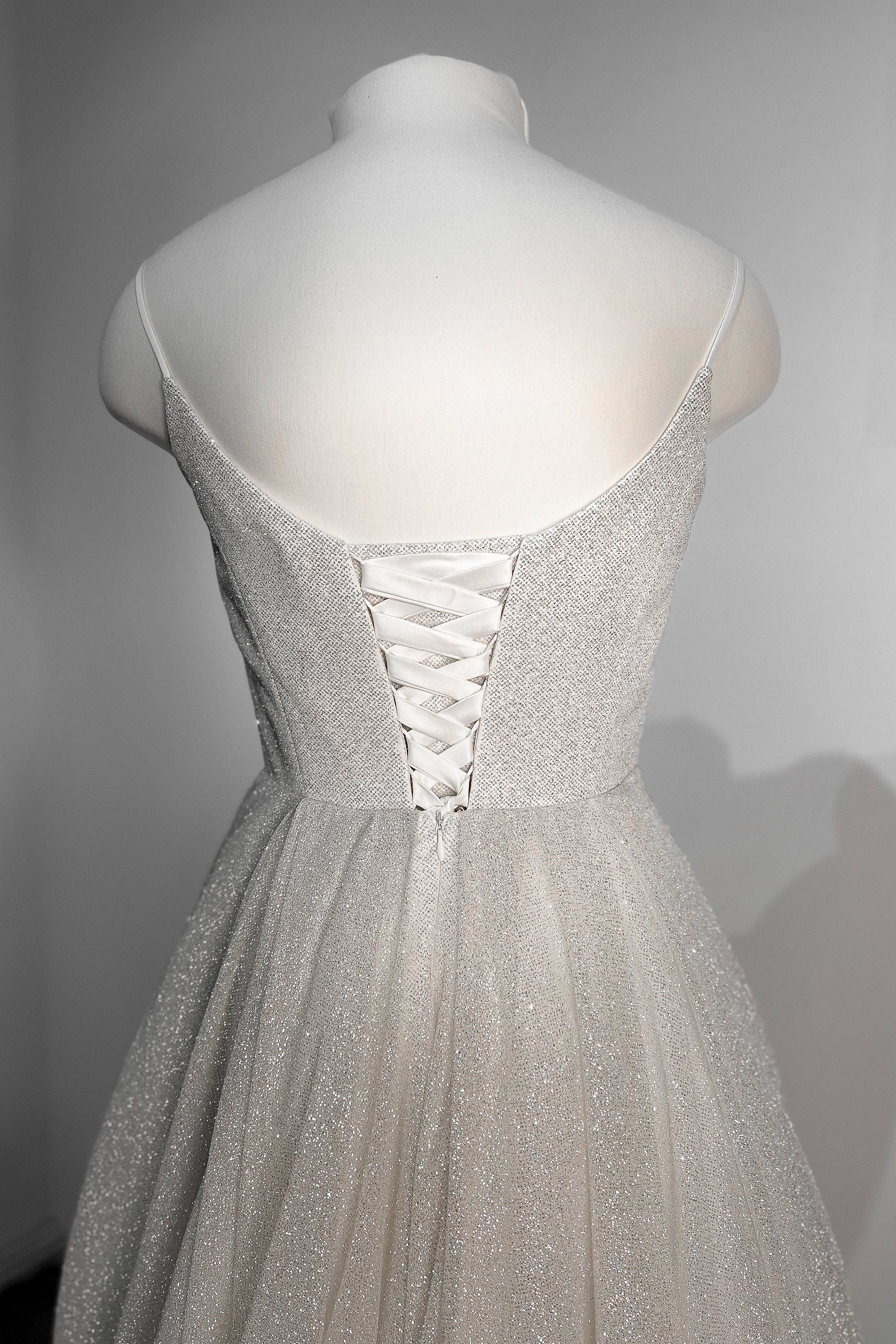 Plus Size Shiny Wedding Dress for Women - Elegant A-Line Bridal Gown with Beading & Lace - Perfect for Church, Beach, and Outdoor Wedding Ceremonies
