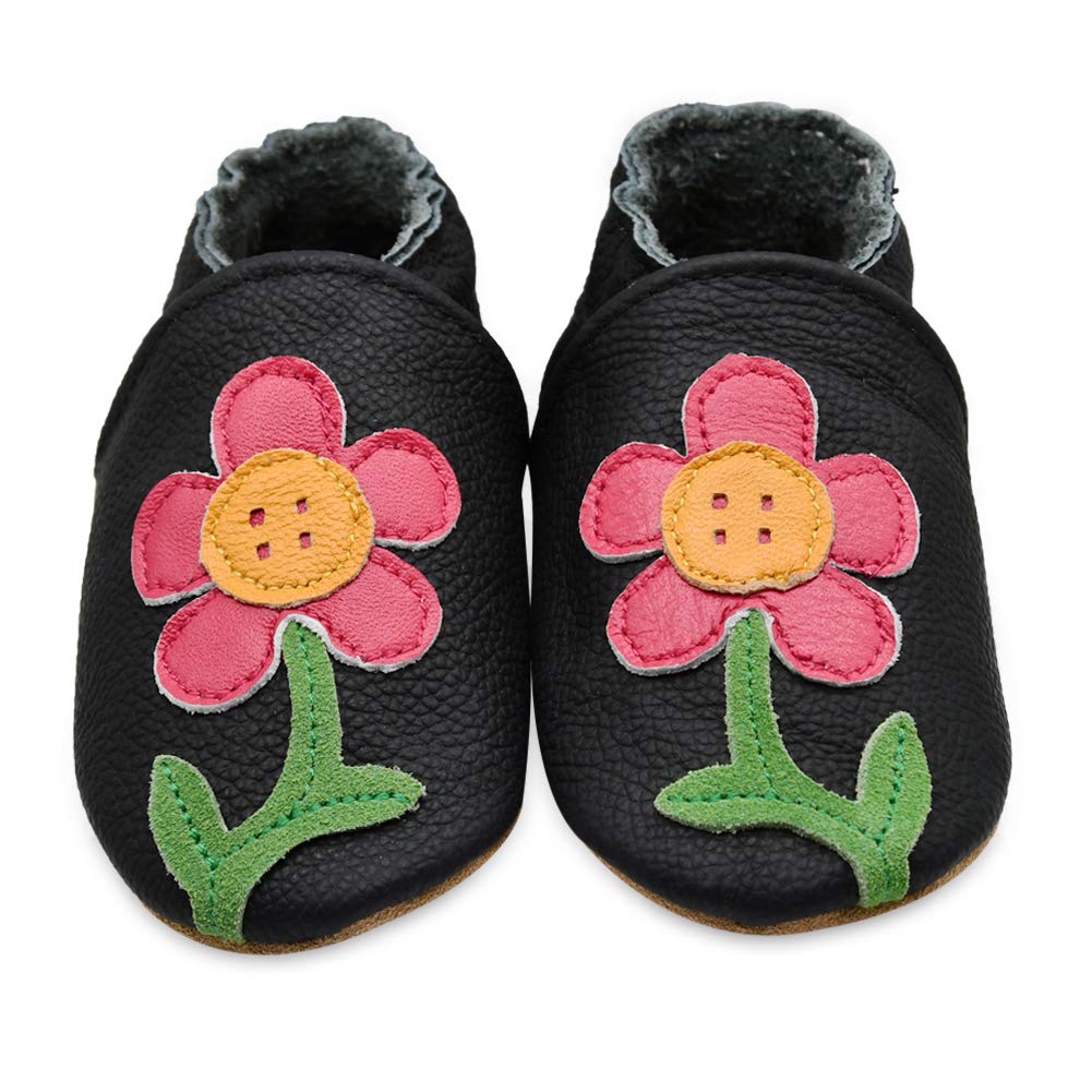 iEvolve Baby Soft Sole First Walker Shoes - Toddler Moccasins for Boys & Girls (0-24 Months) - Perfect for Indoor Play, Crawling & First Steps
