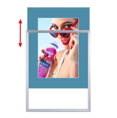 24x24 Designer Beveled Slide-In Picture Frames for Posters - 4 Wide Matboard - Perfect for Home Decor, Office Displays & Art Exhibitions