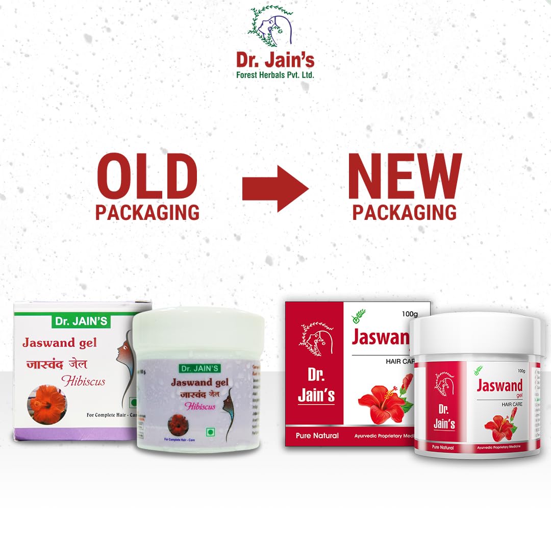 DR.JAIN'S Hibiscus Hair Gel 100g - Natural Hair Care for Growth, Shine & Scalp Health | Perfect for Daily Styling & Damaged Hair Repair