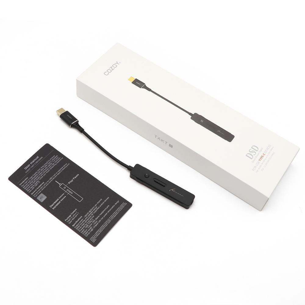 COZOY TAKT C Portable Headphone Amplifier & DSD Decoder - High-Resolution Audio for Travel, Commuting & Home Listening