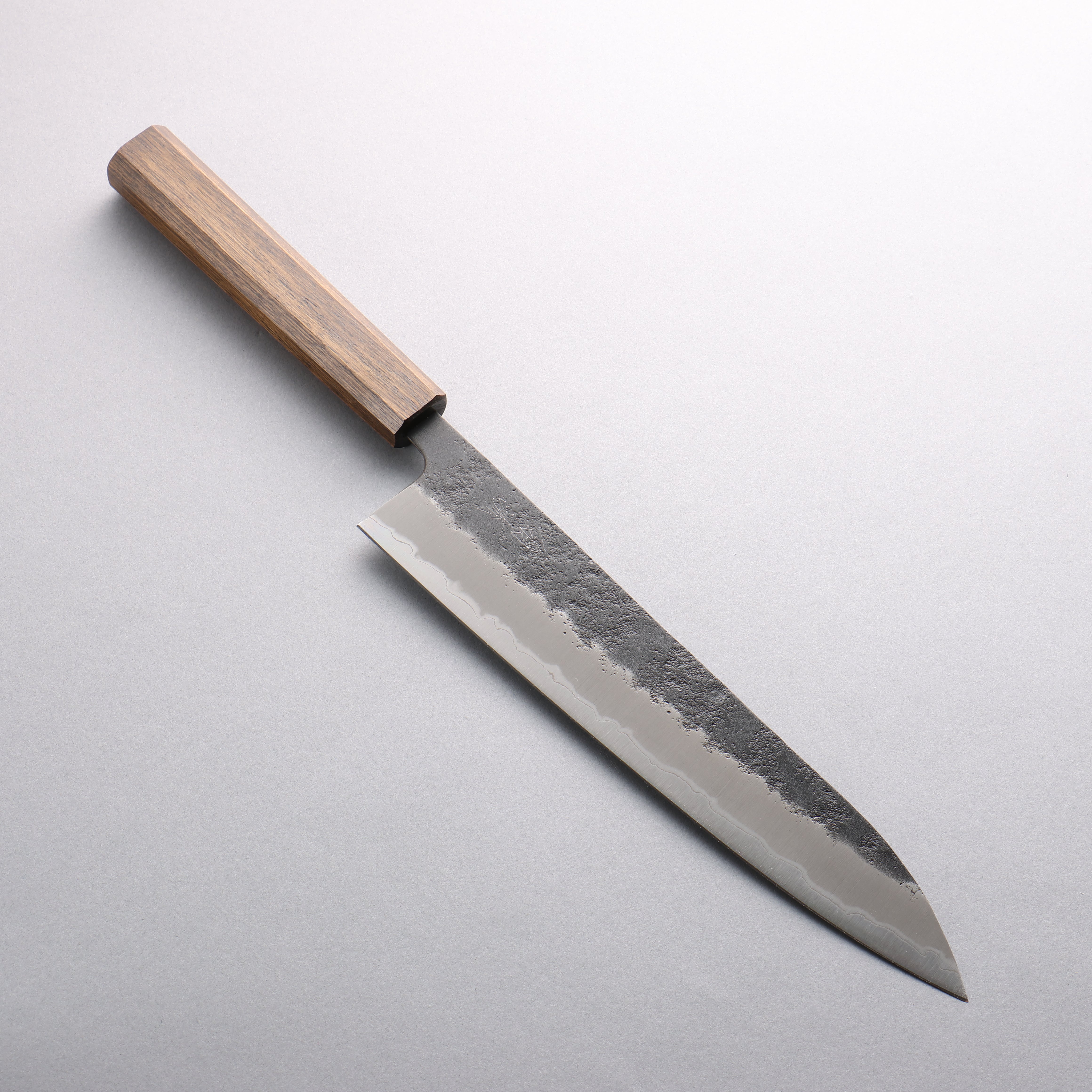 Premium OUL Blue Super Black Nashiji Gyuto 240mm Japanese Chef Knife with Oak Handle - Perfect for Sushi, Sashimi, and Precision Meat Cutting