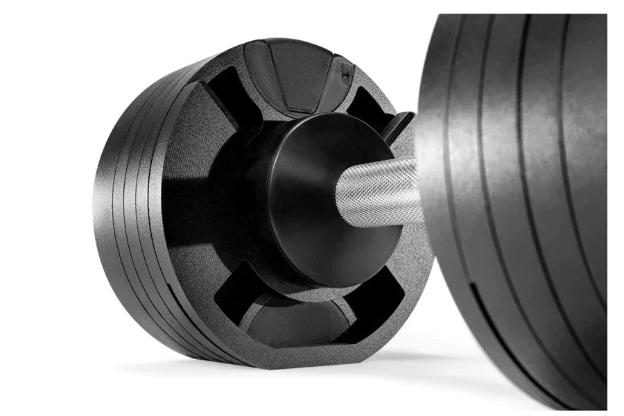 NÜOBELL 50lb Adjustable Dumbbells Set - Premium Home Gym Equipment for Strength Training, Weight Lifting & Fitness - Perfect for Small Spaces, Home Workouts & CrossFit Training