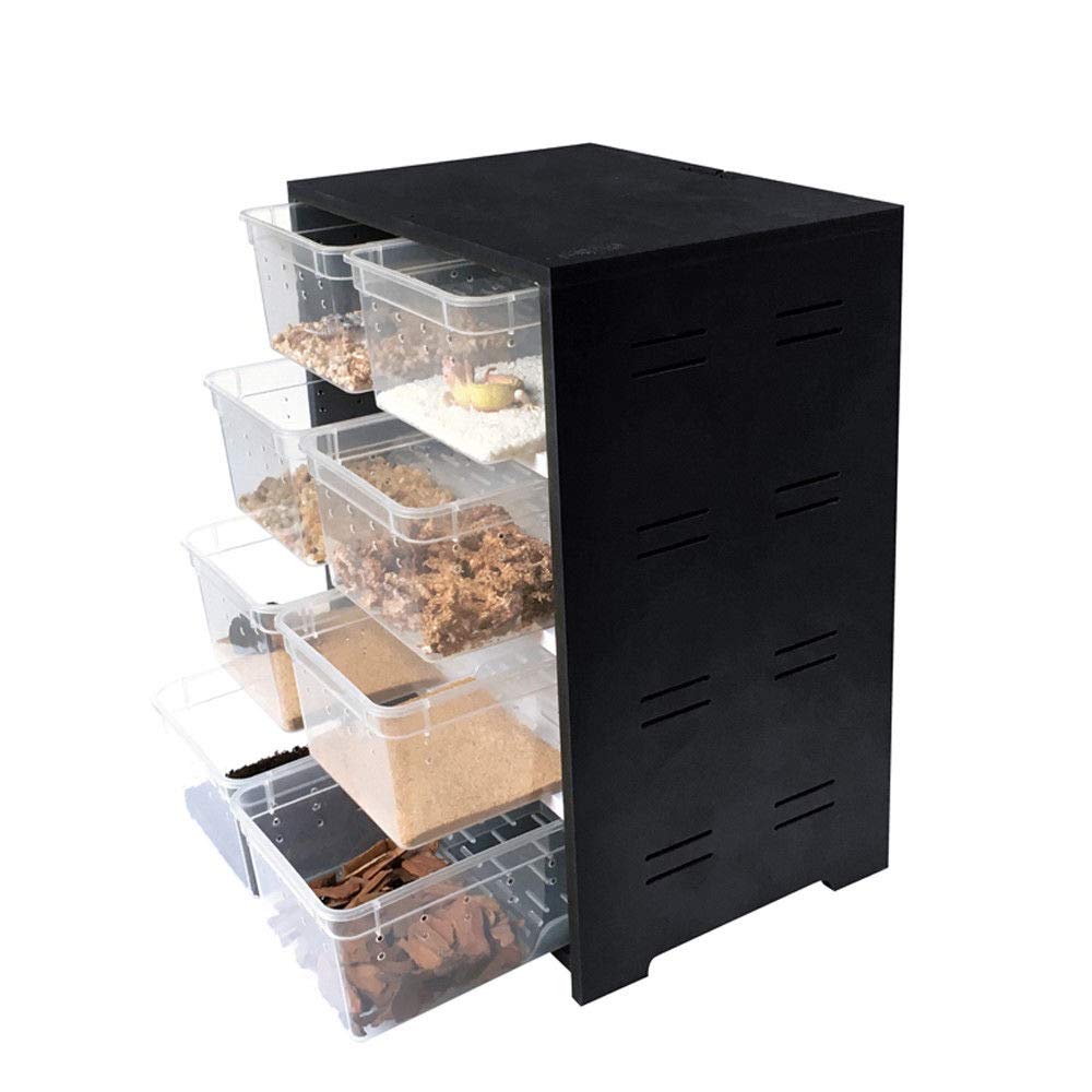 Acrylic Reptile Feeding Box - Heat Resistant Breeding Tank for Lizards, Turtles, Spiders & Insects | Ideal for Pet Habitat & Terrarium Setup