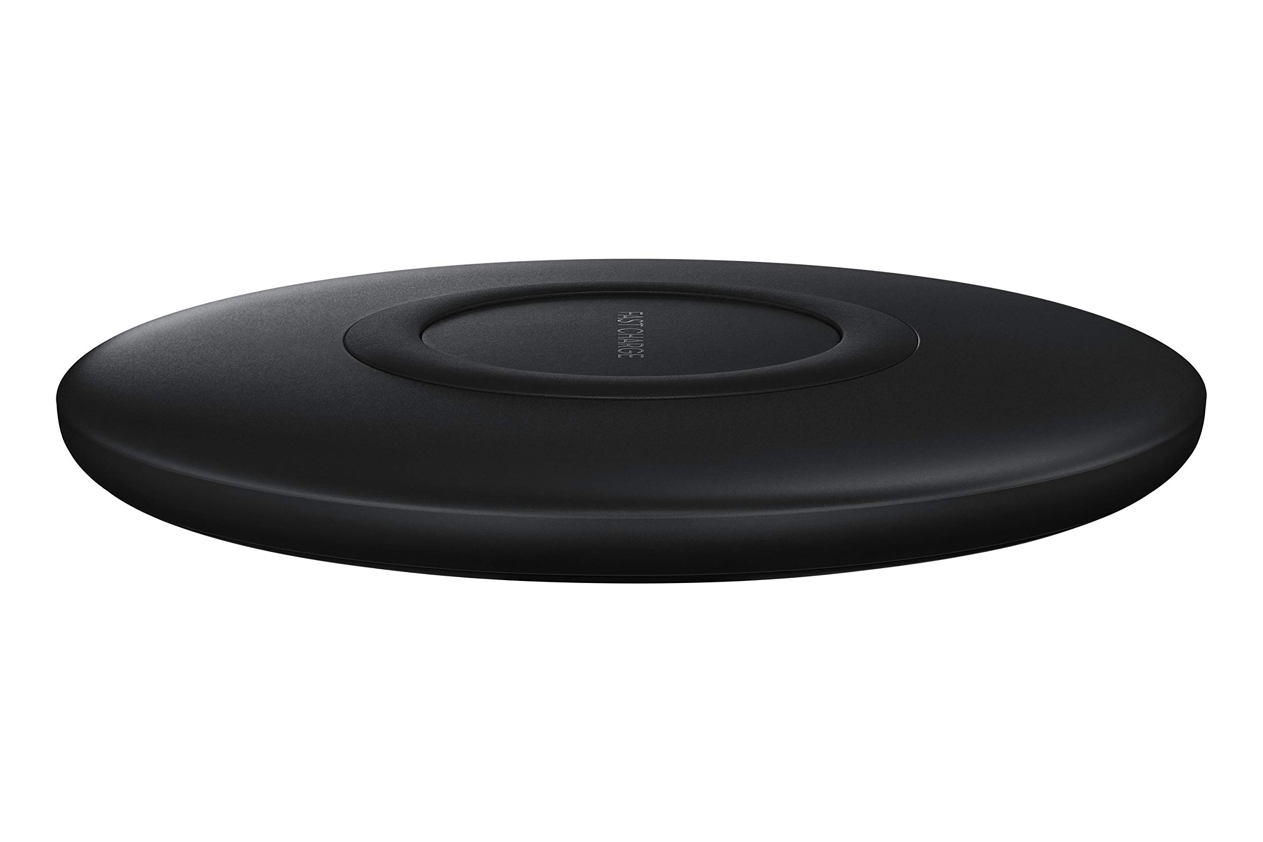 Samsung EP-P1100TBEGUS Qi-Certified 7.5W Fast Wireless Charging Pad with Wall Adapter - Slim Design for iPhone, Galaxy & Qi-Enabled Devices | Perfect for Home, Office & Nightstand Charging