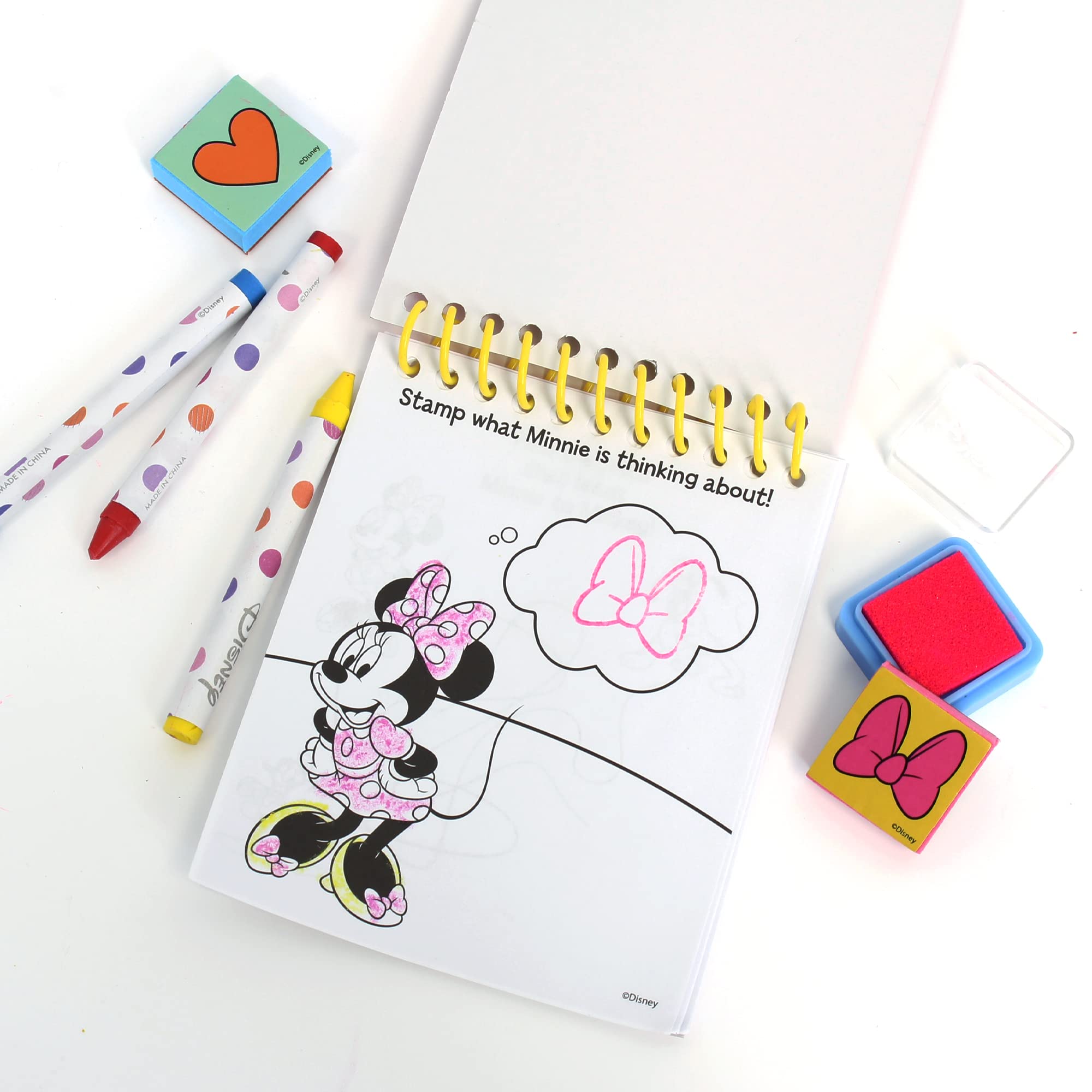 Minnie Mouse Creativity Craft Kit for Kids - DIY Art & Craft Set with Stickers, Stencils & Coloring Pages | Perfect for Birthday Gifts, Party Favors & Creative Playtime