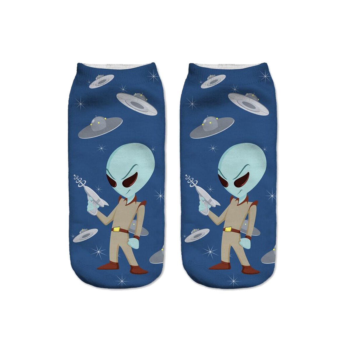 Funny 3D Cartoon Low Cut Ankle Socks for Women & Men - Novelty Printed Boat Socks - Perfect for Casual Wear, Gifts, and Cosplay Outfits