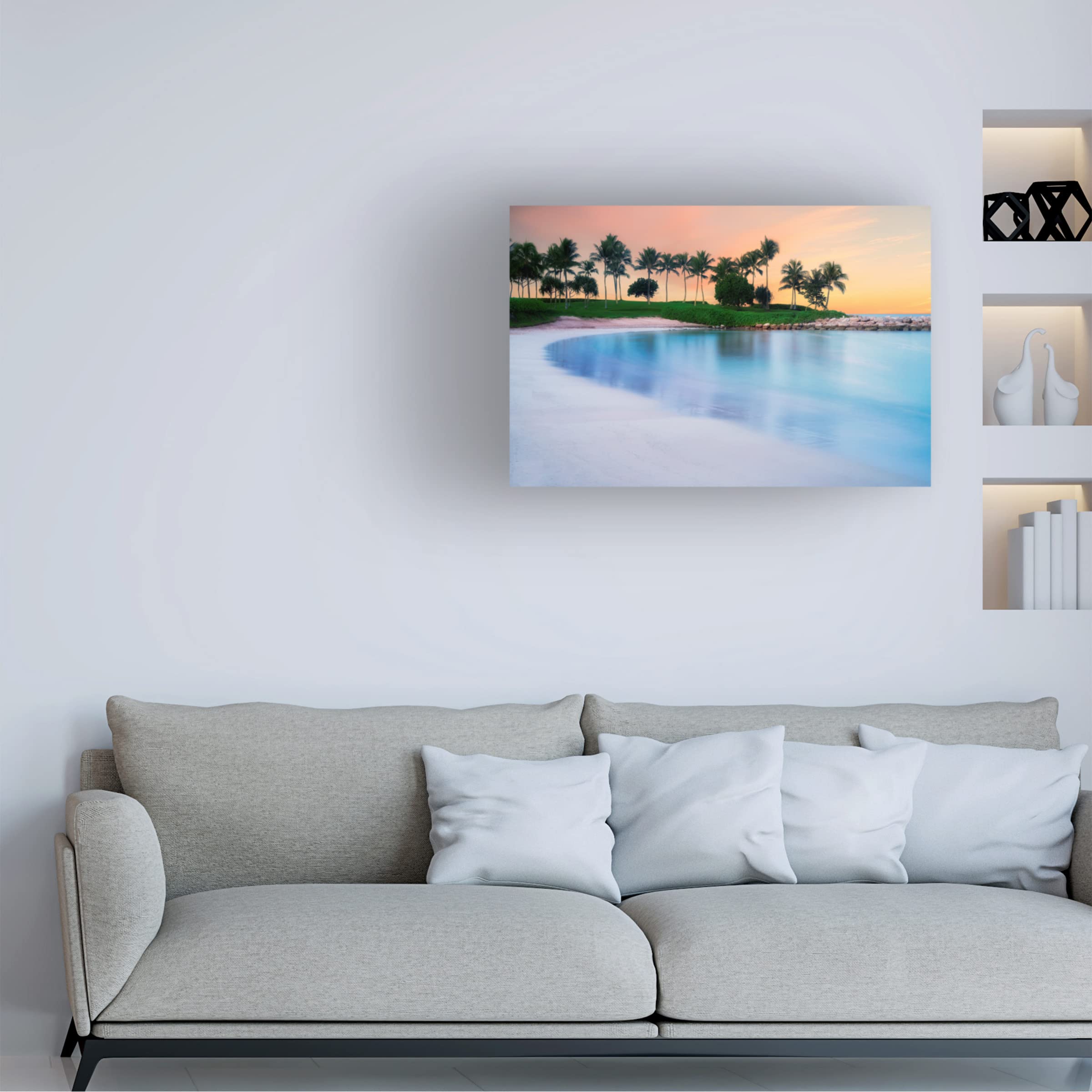 Dennis Frates 'Beaches' Canvas Wall Art Print - Coastal Decor for Living Room, Bedroom & Office - Trademark Fine Art Collection