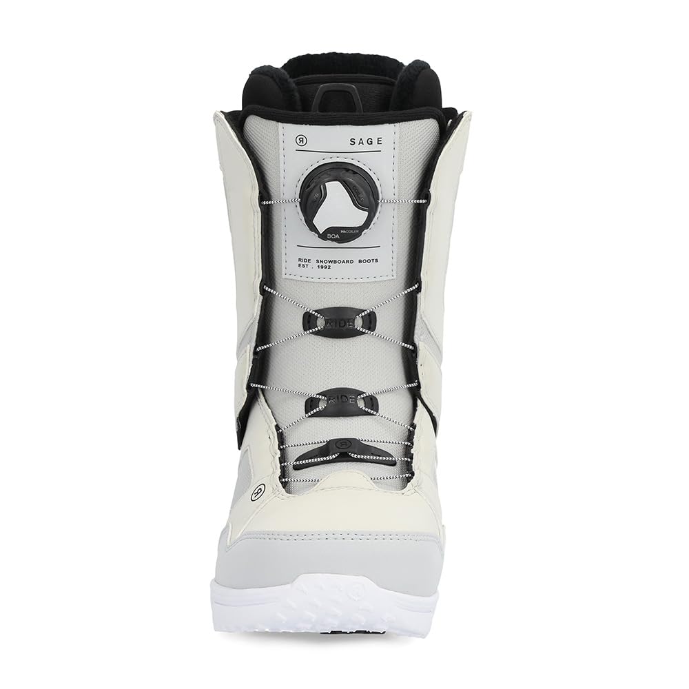 Ride Women's Sage Snowboard Boots 2025 - Comfortable & Durable Snowboarding Boots for All-Mountain Riding | Perfect for Freestyle & Powder Snow Adventures