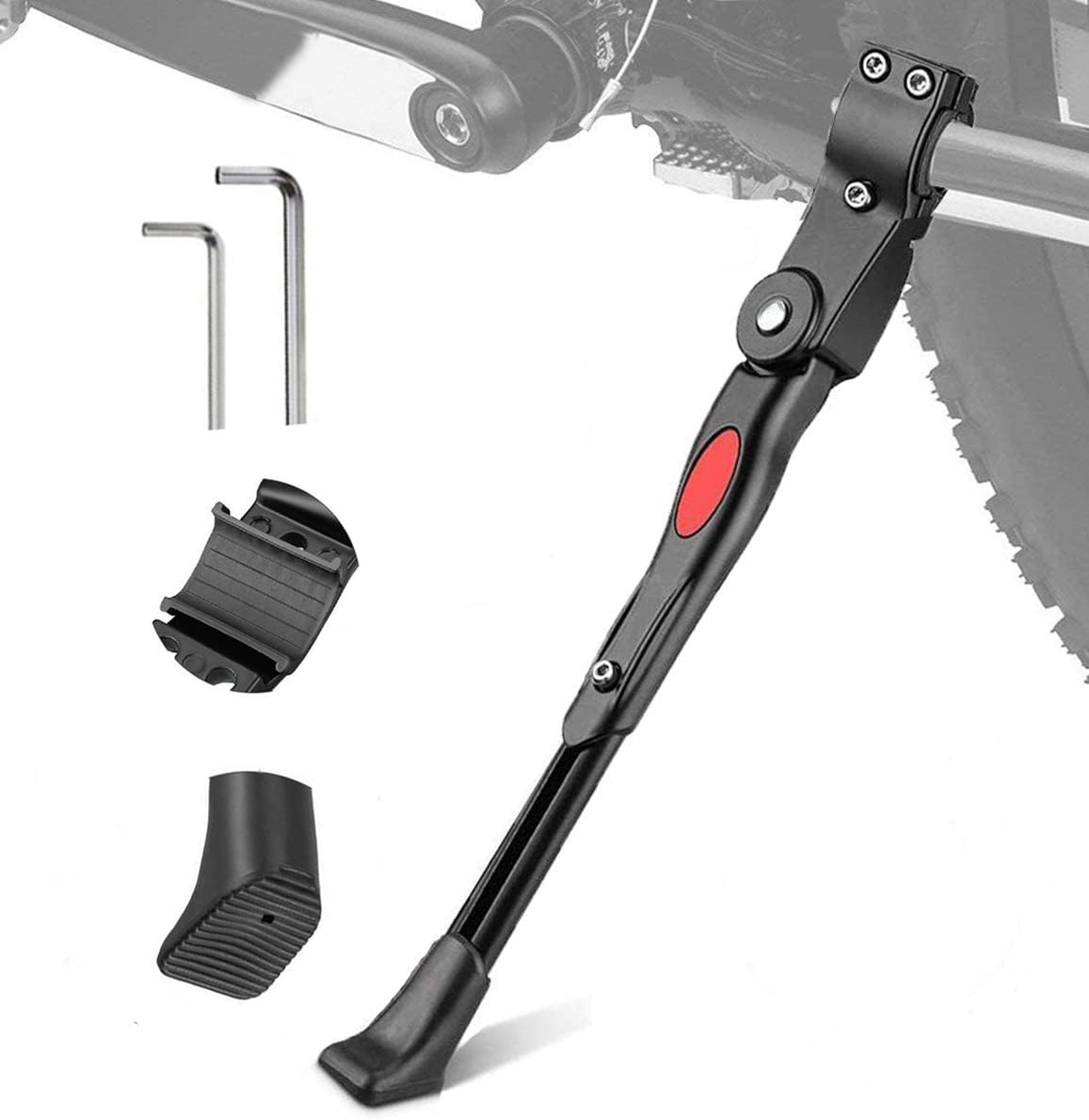 Adjustable Bike Kickstand - Universal Side Support Stand for 22