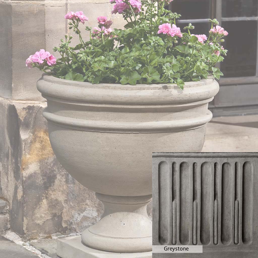 Campania International Montgomery Urn - Elegant Garden Urn for Outdoor Decor, Memorials & Planters | Perfect for Patios, Cemeteries & Home Landscaping