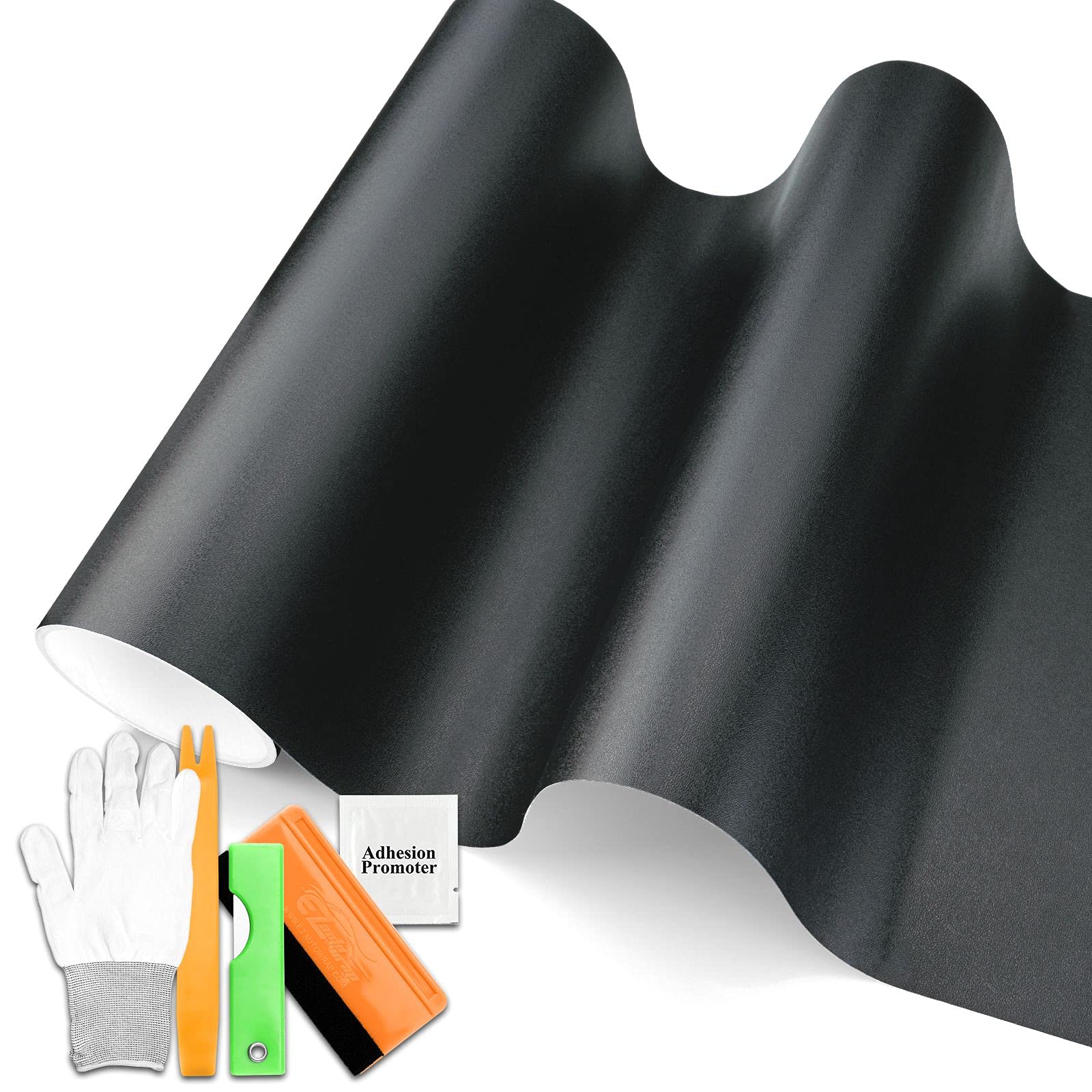 Matte Black Vinyl Wrap Sticker - 60