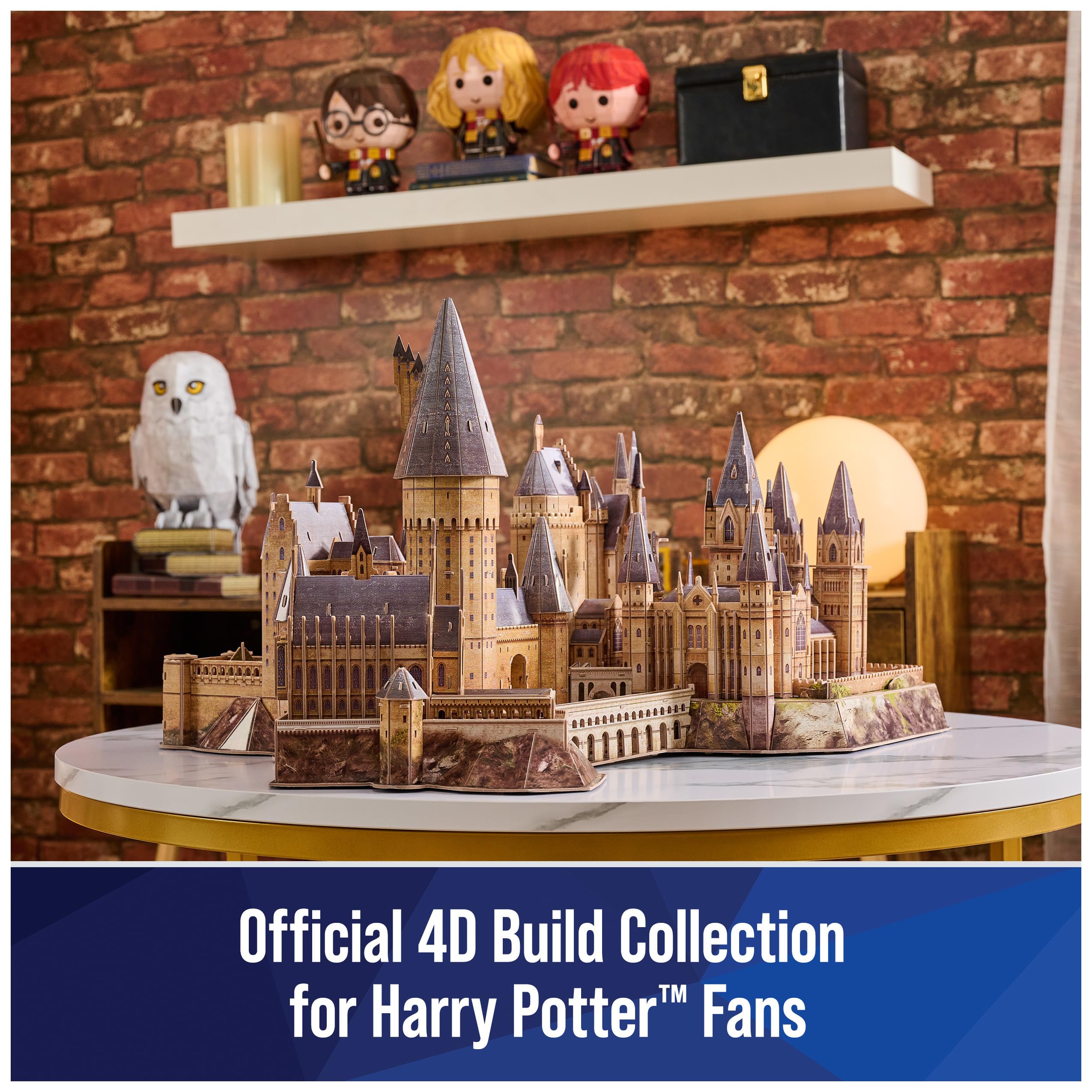 Harry Potter Hedwig 3D Puzzle Building Kit - 118 Piece Collectible Model for Adults & Teens (Ages 12+) - DIY Owl Desk Decor & Gift for Fans - Perfect for Home Office Display & Harry Potter Themed Parties