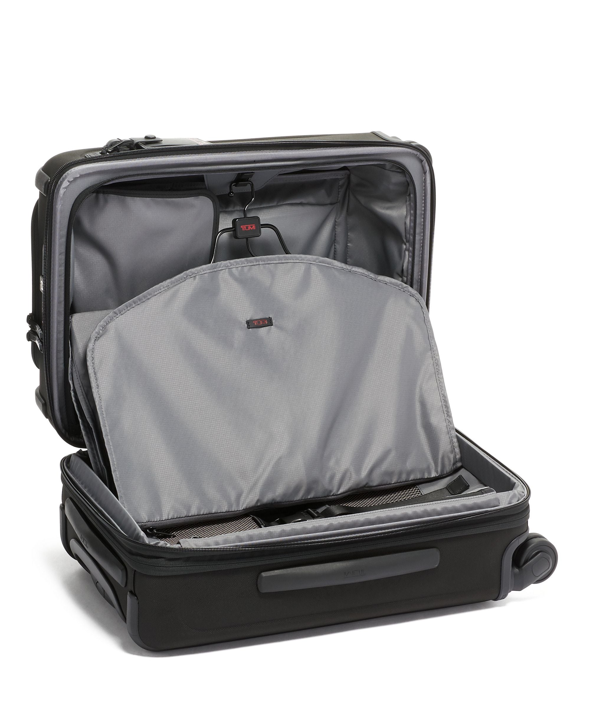 Tumi Alpha International Dual Access 4 Wheeled Carry On Luggage - Premium Business Travel Suitcase for Airplane & Commuting - Perfect for Business Trips & Weekend Getaways