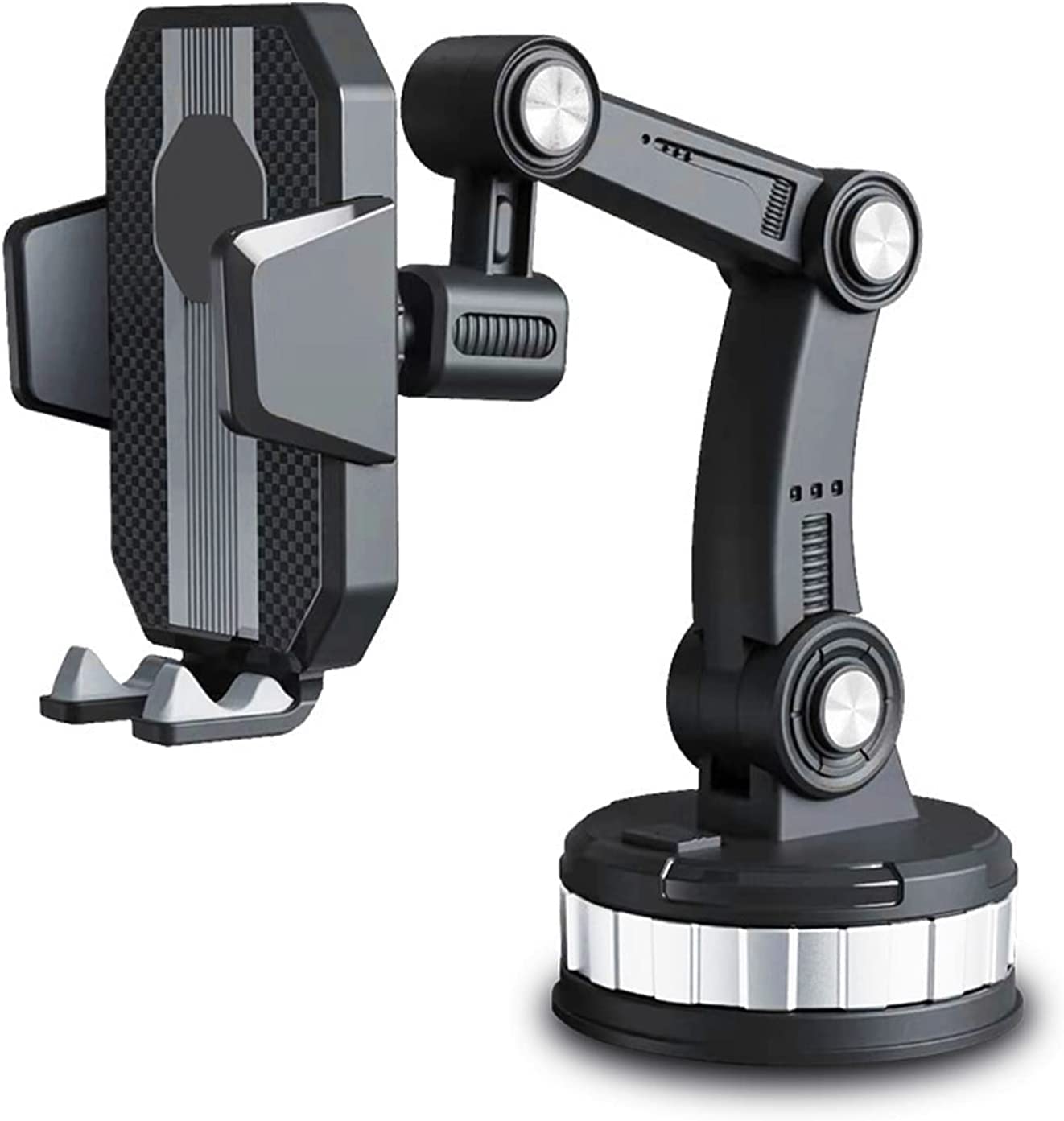 Universal Car Phone Mount - Super Suction Dashboard & Windshield Holder for Smartphones - Perfect for Driving & Truck Use