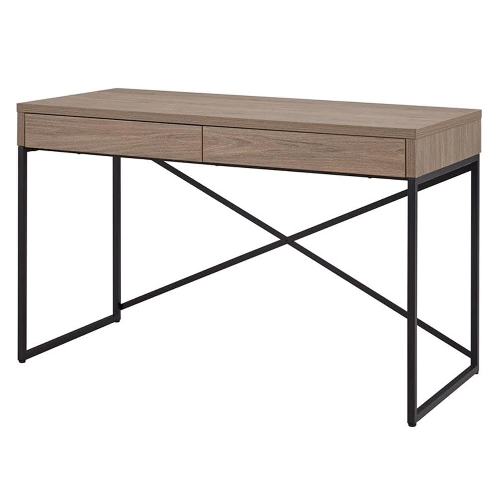 Antiqued Gray Oak Mason Rectangular 47.75