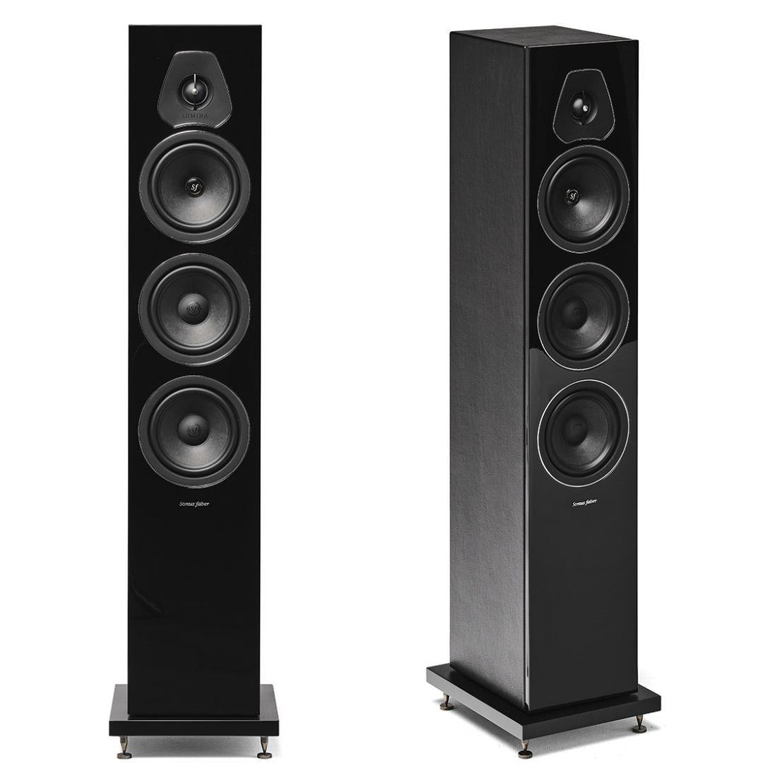 Sonus Faber Lumina III Floorstanding Speakers - Premium Hi-Fi Audio System for Home Theater & Music Listening (Pair)