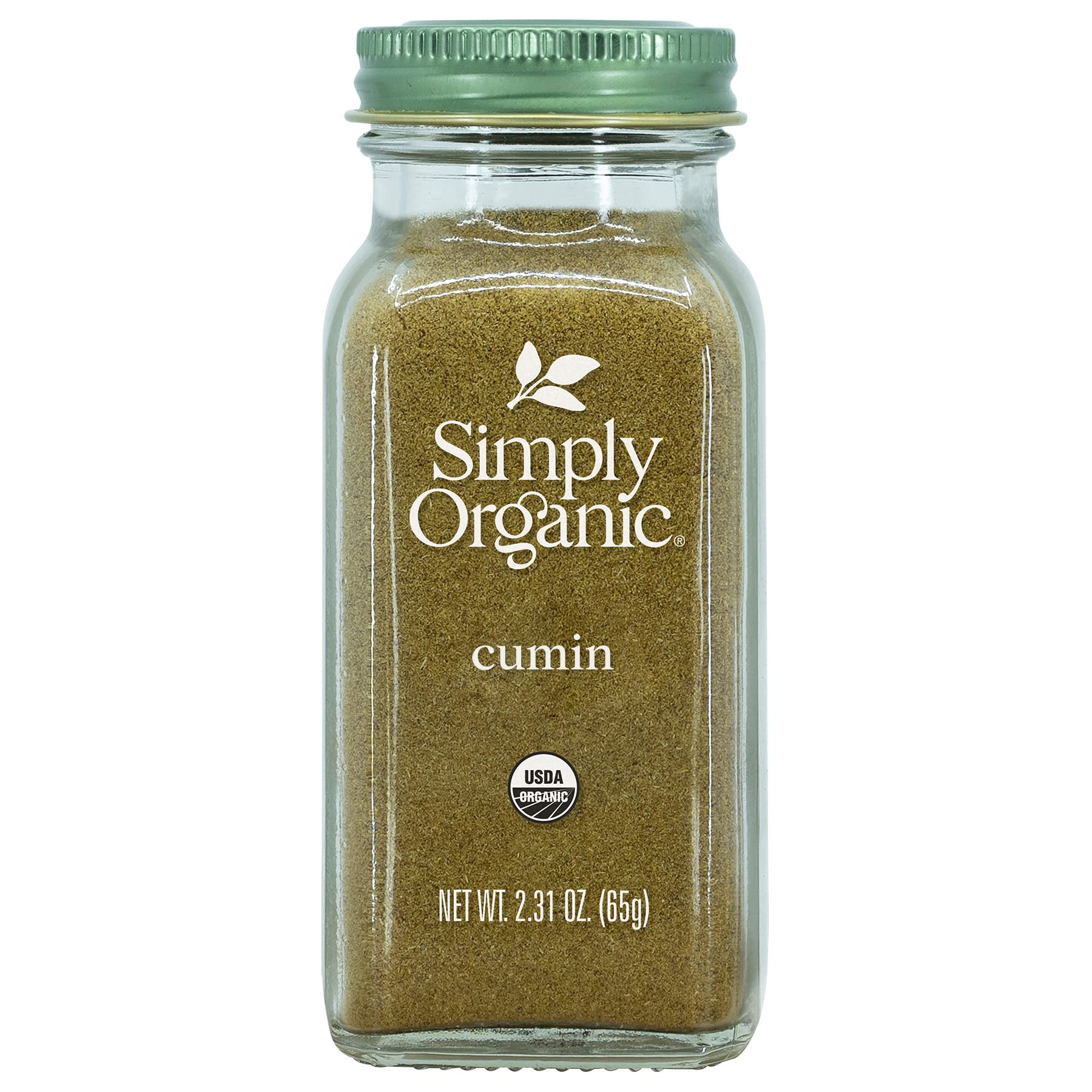 Organic Ground Cumin Seed - USDA Certified, 2.31 oz (65g) | Pure Cuminum Cyminum L. Spice for Cooking, Seasoning & Mexican/Indian Recipes | Gluten-Free & Non-GMO | Perfect for Tacos, Curry & Homemade Spice Blends