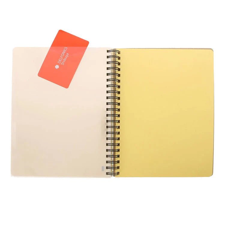 Rollbahn Notebook with Pockets - Neon Series by Delfonics | Premium Spiral Planner for School, Office & Travel | Perfect for Notes, Journaling & Organization