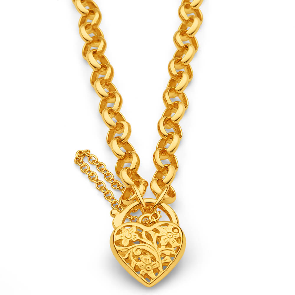 9ct Exquisite Yellow Gold Silver Filled Belcher Bracelet for Women - Elegant Jewelry Gift for Birthday, Anniversary & Special Occasions