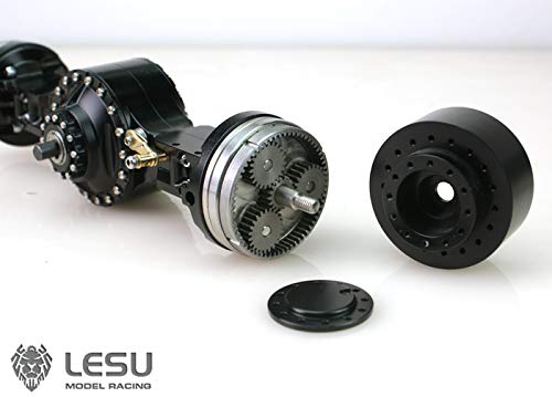 High-Quality Metal CNC Axle Differential Lock for 1/15 RC Loader - Precision Speed Control for Off-Road Crawling & Rock Racing