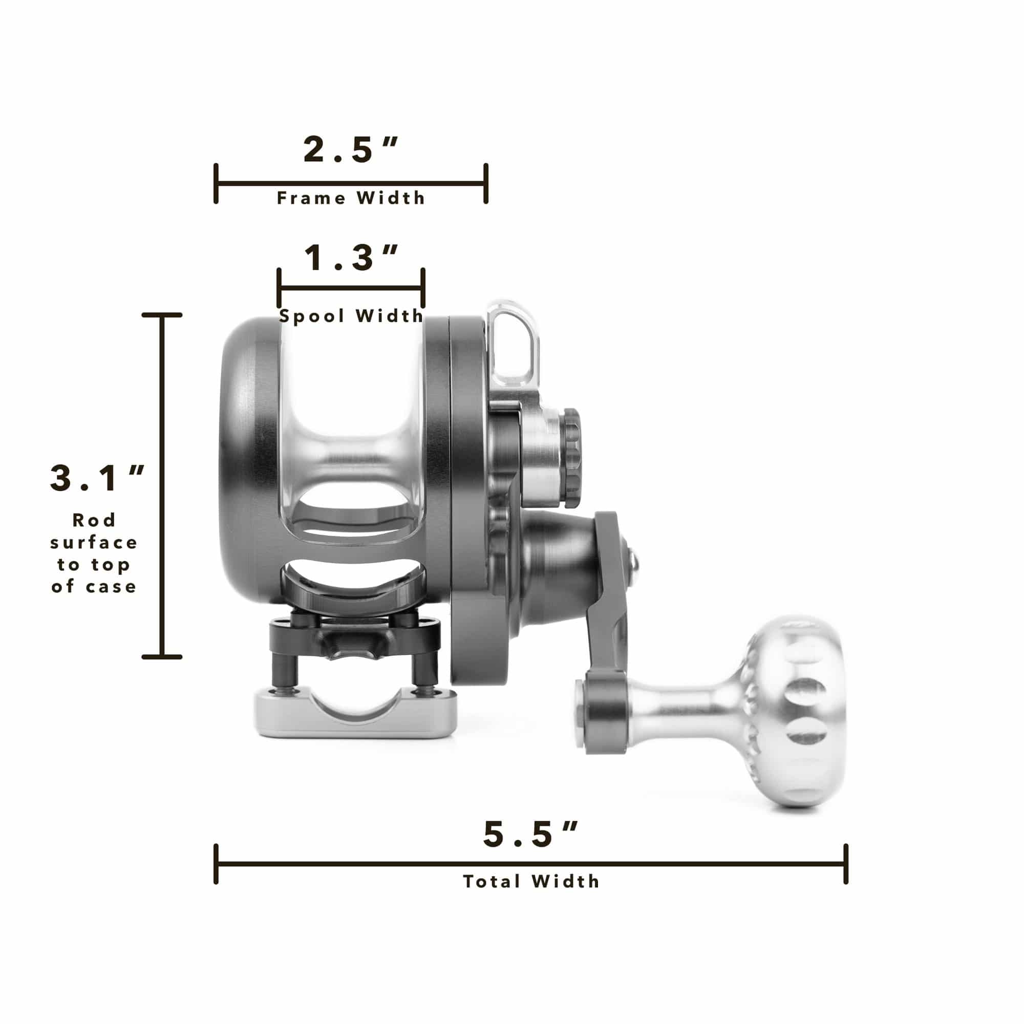 Seigler LGN Lever Drag Fishing Reel - Saltwater & Freshwater Fishing Gear for Offshore, Inshore, and Surf Casting