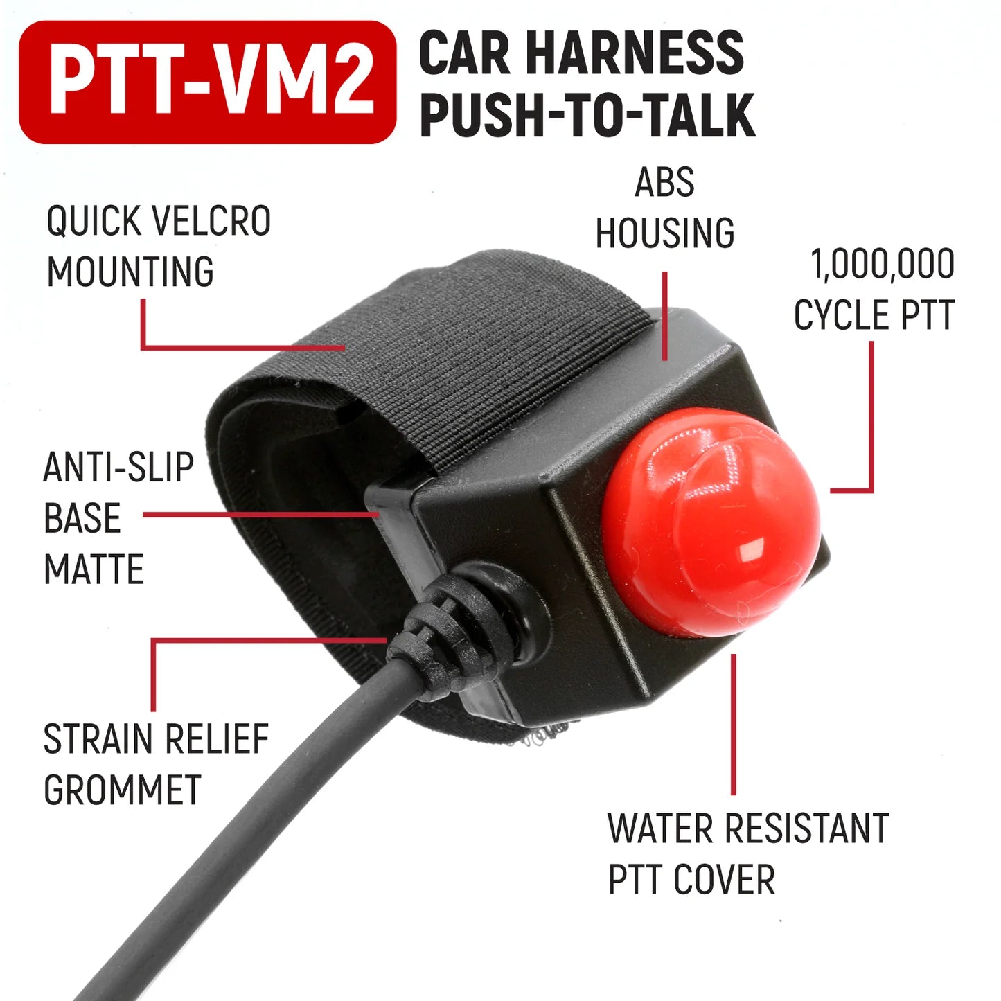RUGGED Wired Driver and Crew Chief Racing Kit with RDH16 Radios - Professional Motorsports Communication System for Track Racing and Pit Crew Coordination