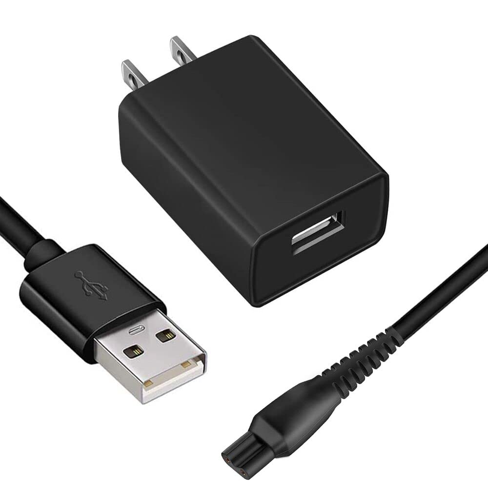 MANSCAPED Lawn Mower 3.0 & 2.0 Replacement Charger - Compatible with Electric Groin Hair Trimmer and Weed Whacker Nose/Ear Trimmer - USB Charging Cord for Personal Grooming at Home or Travel