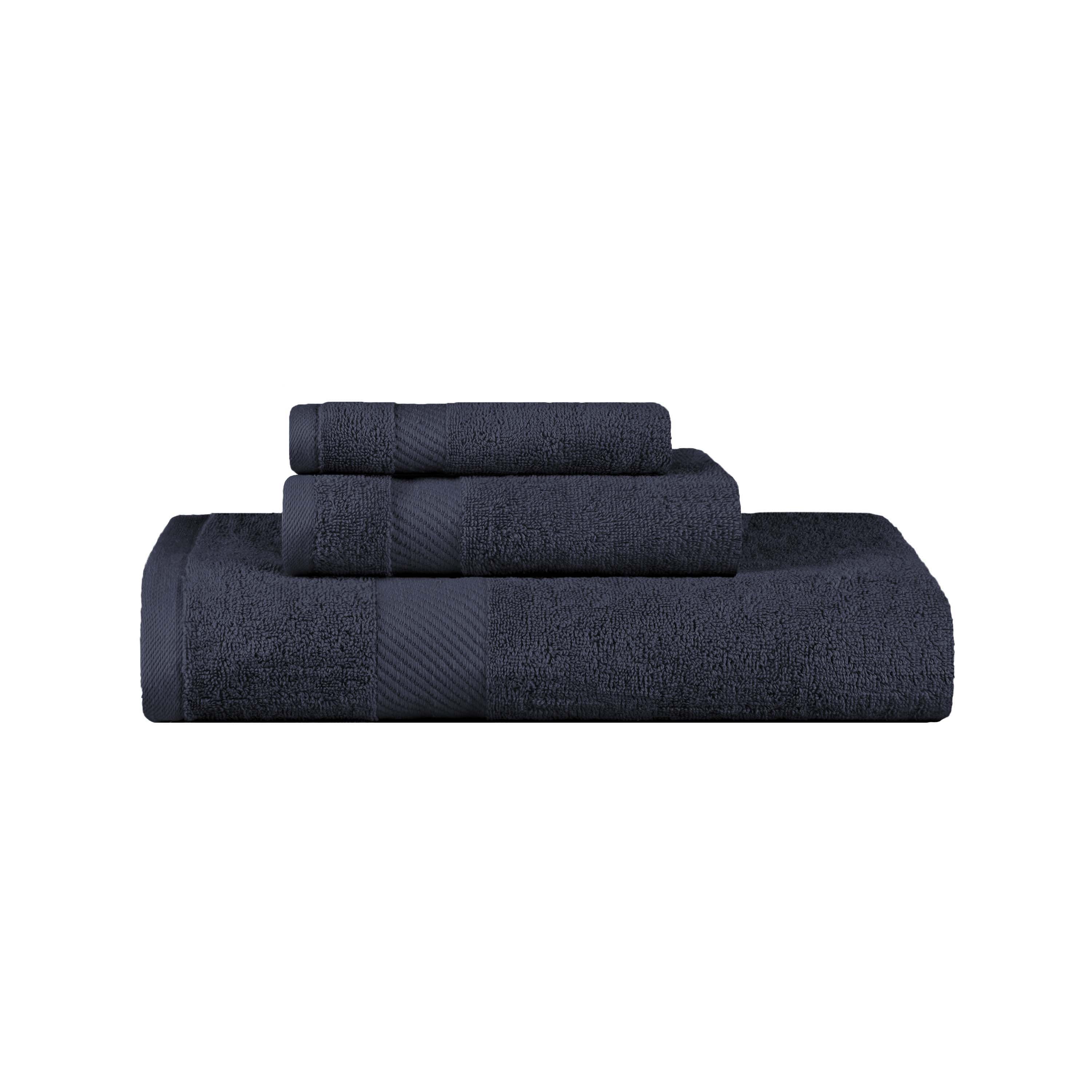 Premium Egyptian Cotton Quick-Drying 3-Piece Bath Towel Set - Ultra Soft & Absorbent for Spa, Gym & Luxury Home Use