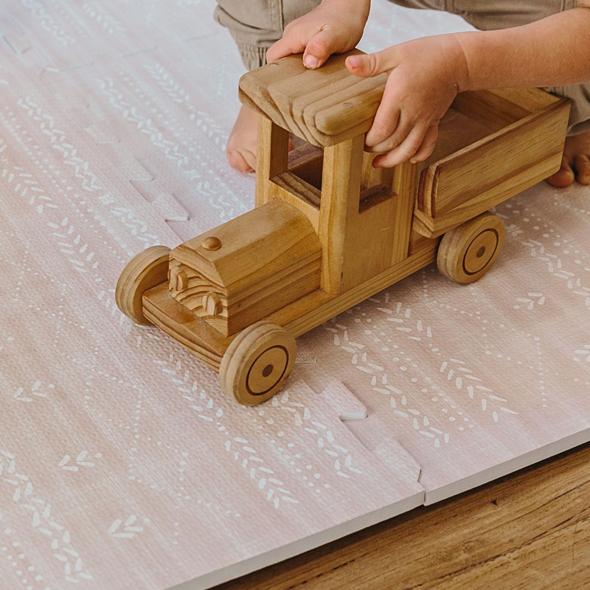 Lillefolk Extra Large 6x8 ft (12 Tiles) Non-Toxic Baby Foam Play Mat - Interlocking Tiles for Infants & Toddlers - Safe Tummy Time Activity Mat in Dusk Color | Perfect for Nursery Floor, Playroom, and Daycare Use